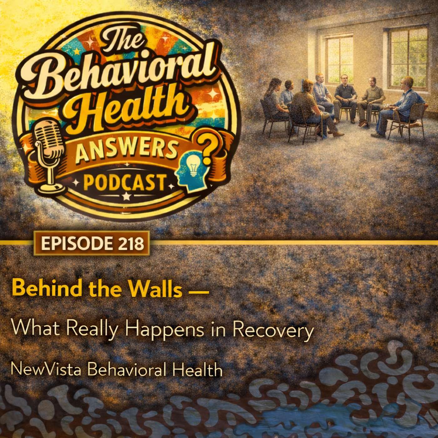 Episode 218: Behind the Walls - What Really Happens in Recovery | NewVista Behavioral Health episode artwork