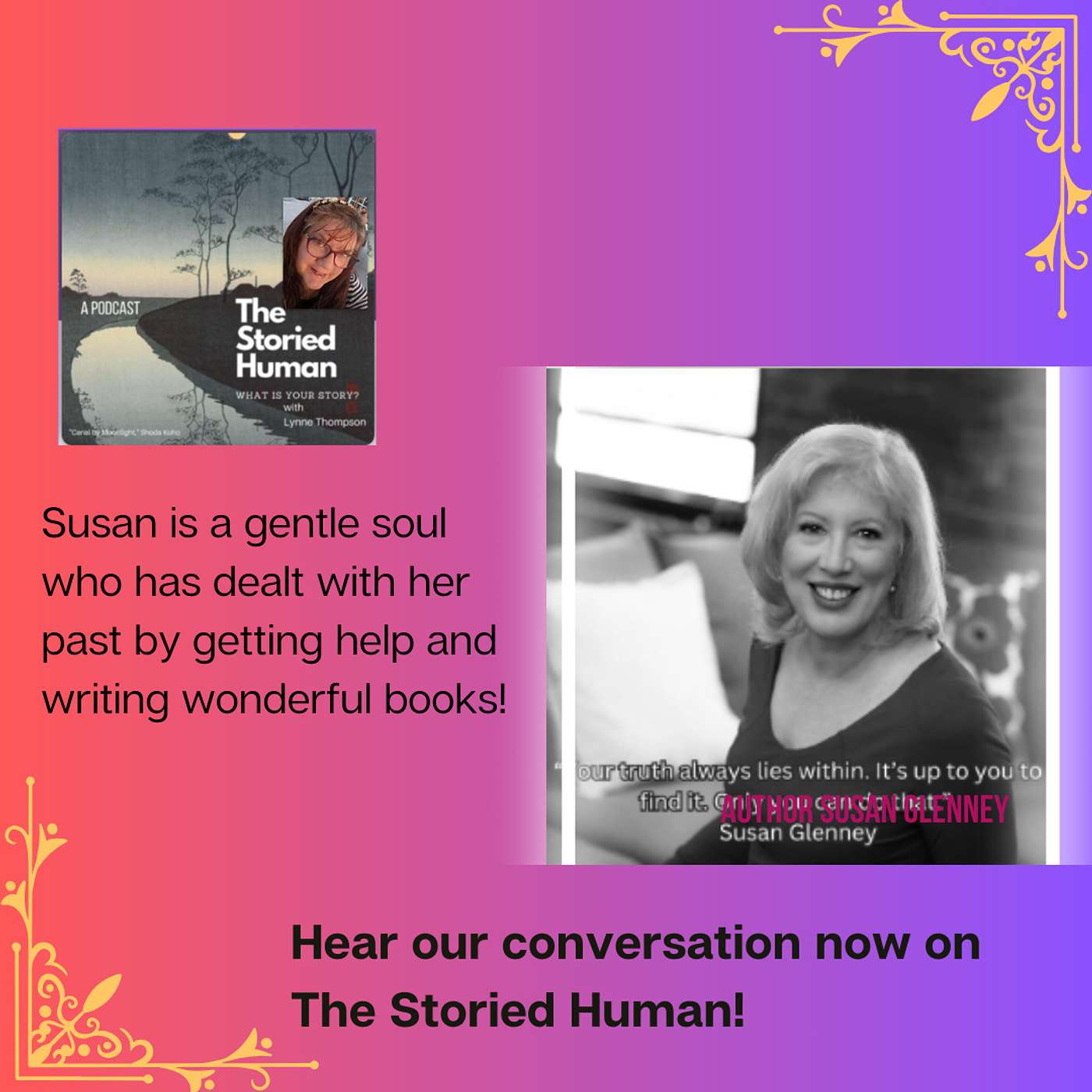 Season 4. Episode 13: Susan Glenney: From Hospitality career to author who empowers women