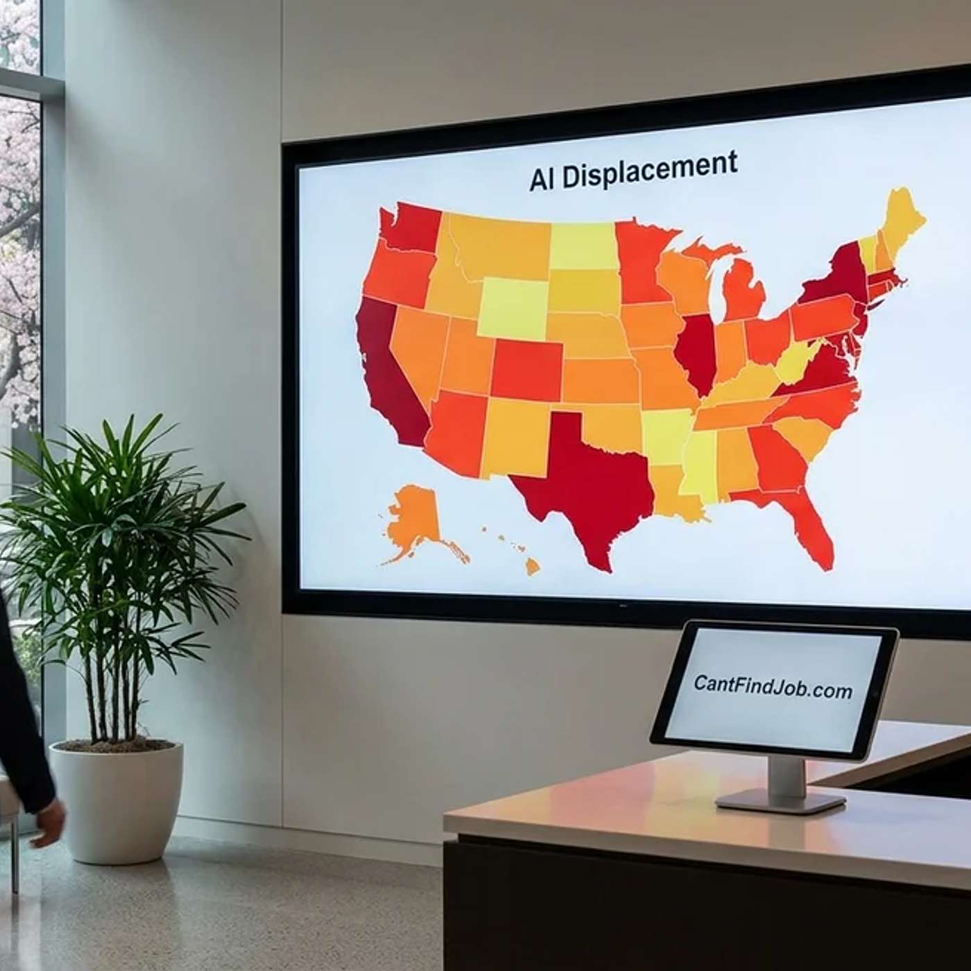 A State-by-State Heatmap of AI Displacement Across the U.S. in Spring 2026 episode artwork