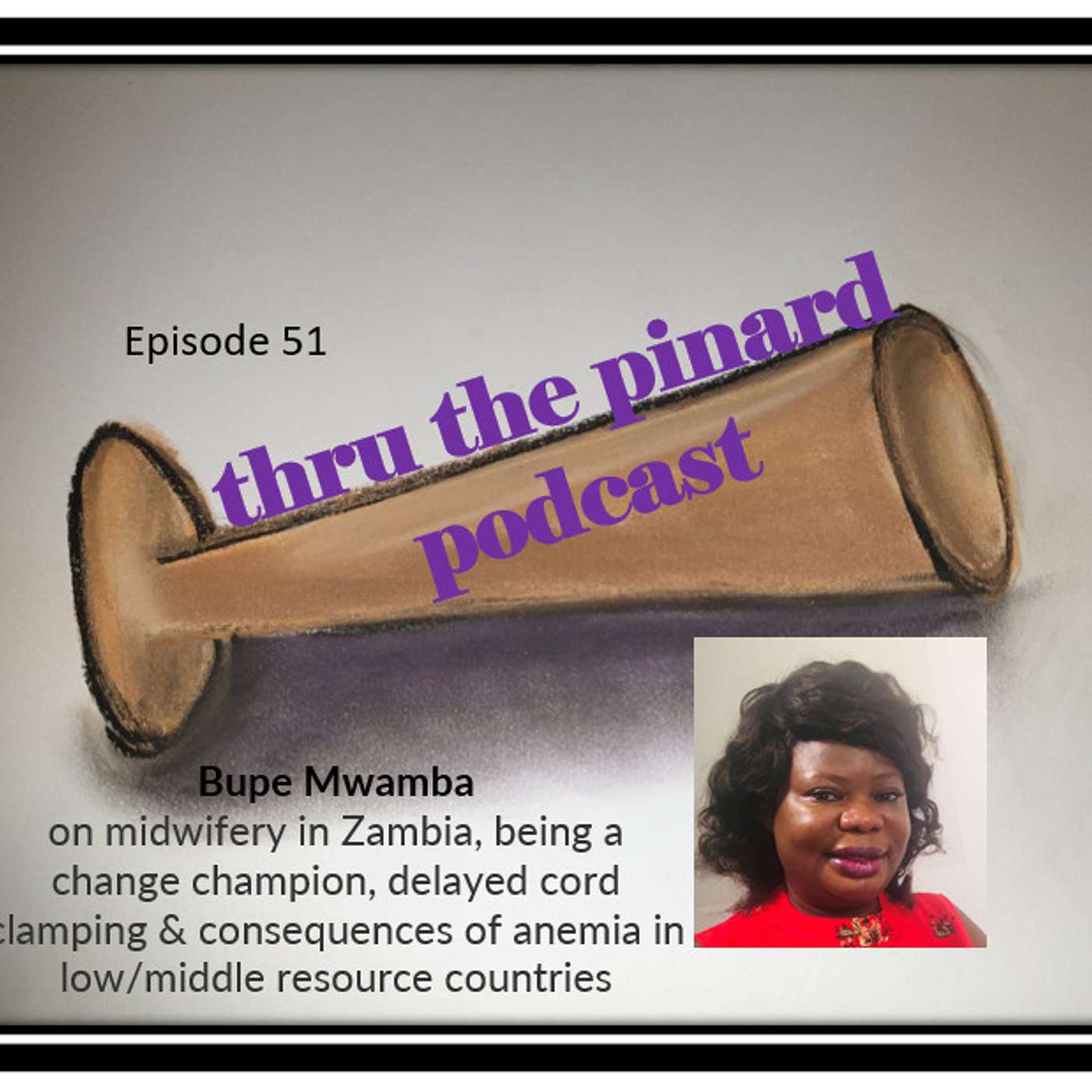 Ep 51 Bupe Mwamba on midwifery in Zambia, being a change champion, delayed cord clamping & consequences of anemia in low/middle resource countries