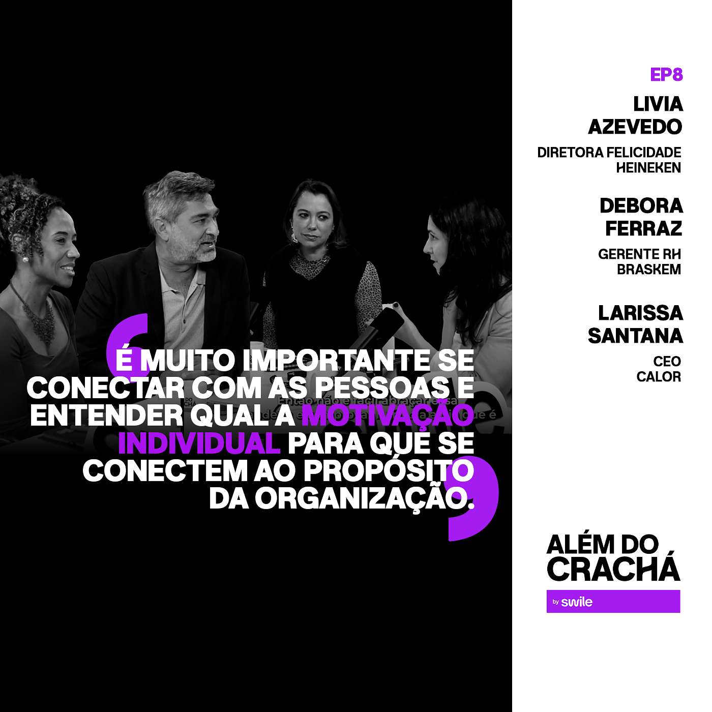 Ep.8 - Jornada da felicidade dentro das organizações com Lívia Azevedo, Débora Ferraz e Larissa Santana Ep.8 - Jornada da felicidade dentro das organizações com Lívia Azevedo, Débora Ferraz e Larissa Santana