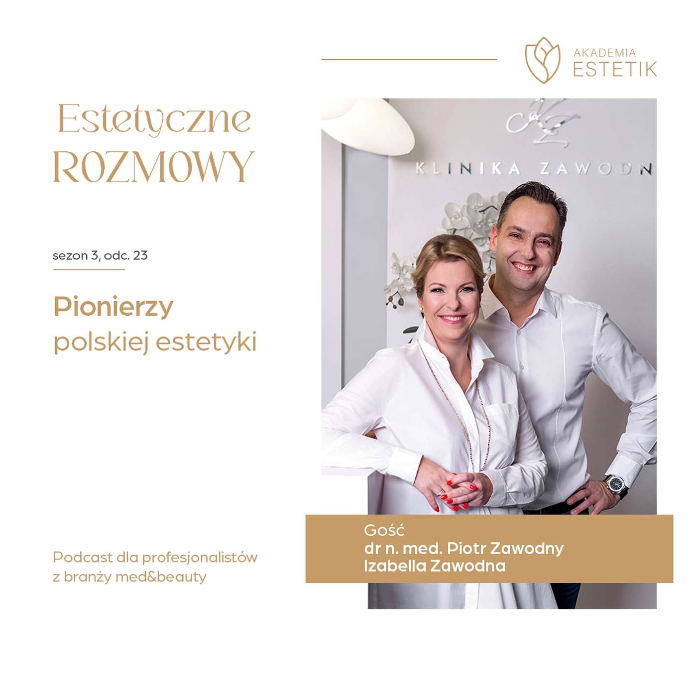 Pionierzy polskiej estetyki. Dr n. med. Piotr Zawodny Izabella Zawodna