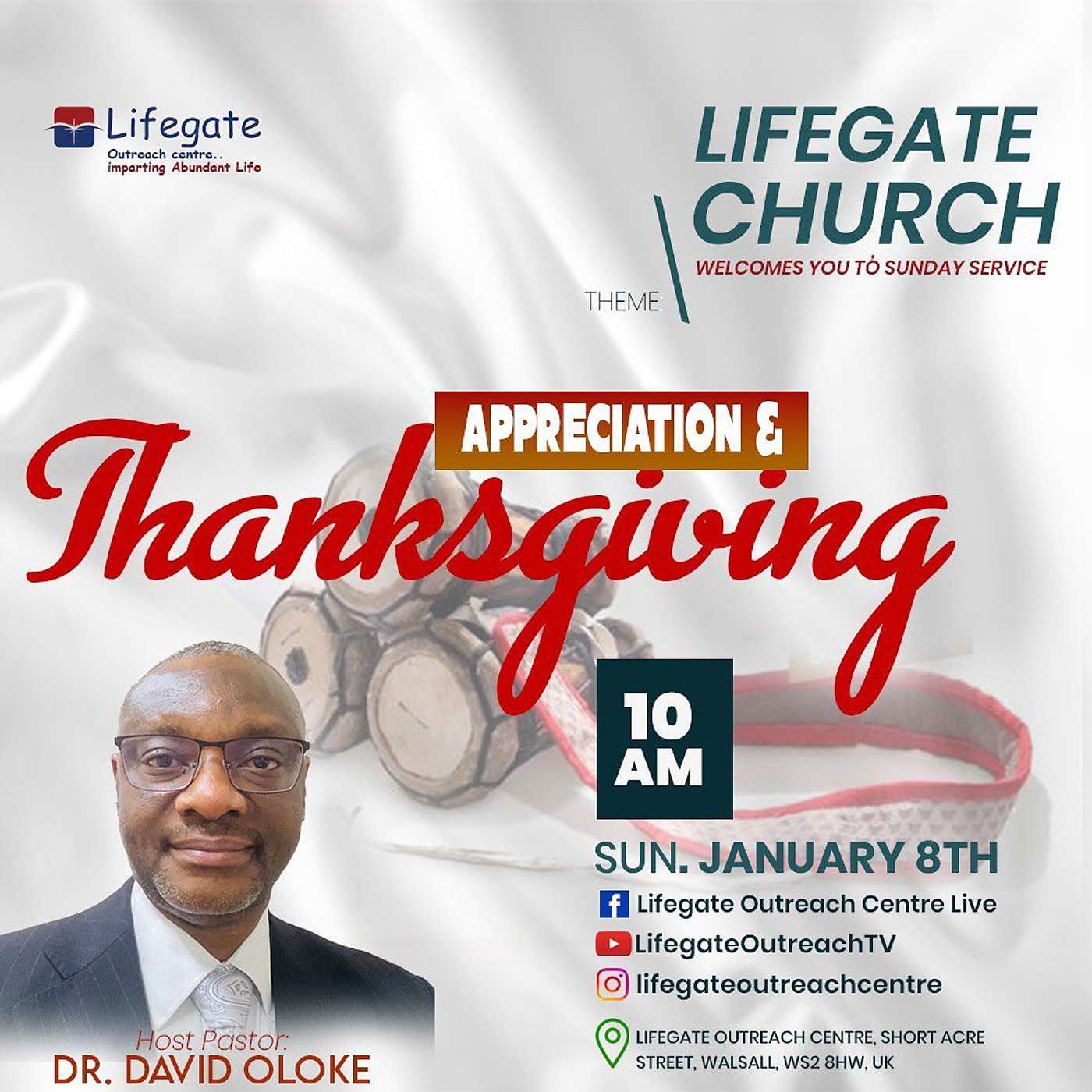 Appreciation and Thanksgiving - Lifegate Church - 8.1.23 episode artwork