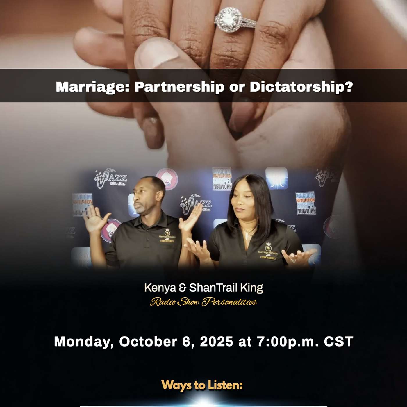 Marriage: Partnership or Dictatorship?