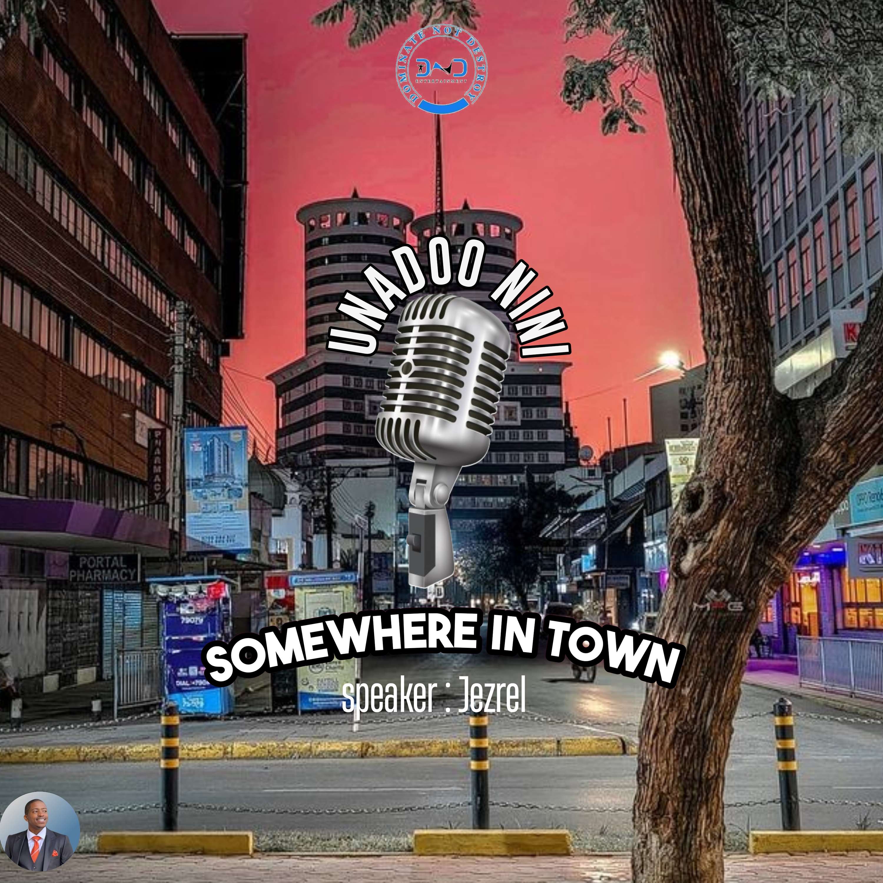 SOMEWHERE IN TOWN podcast artwork