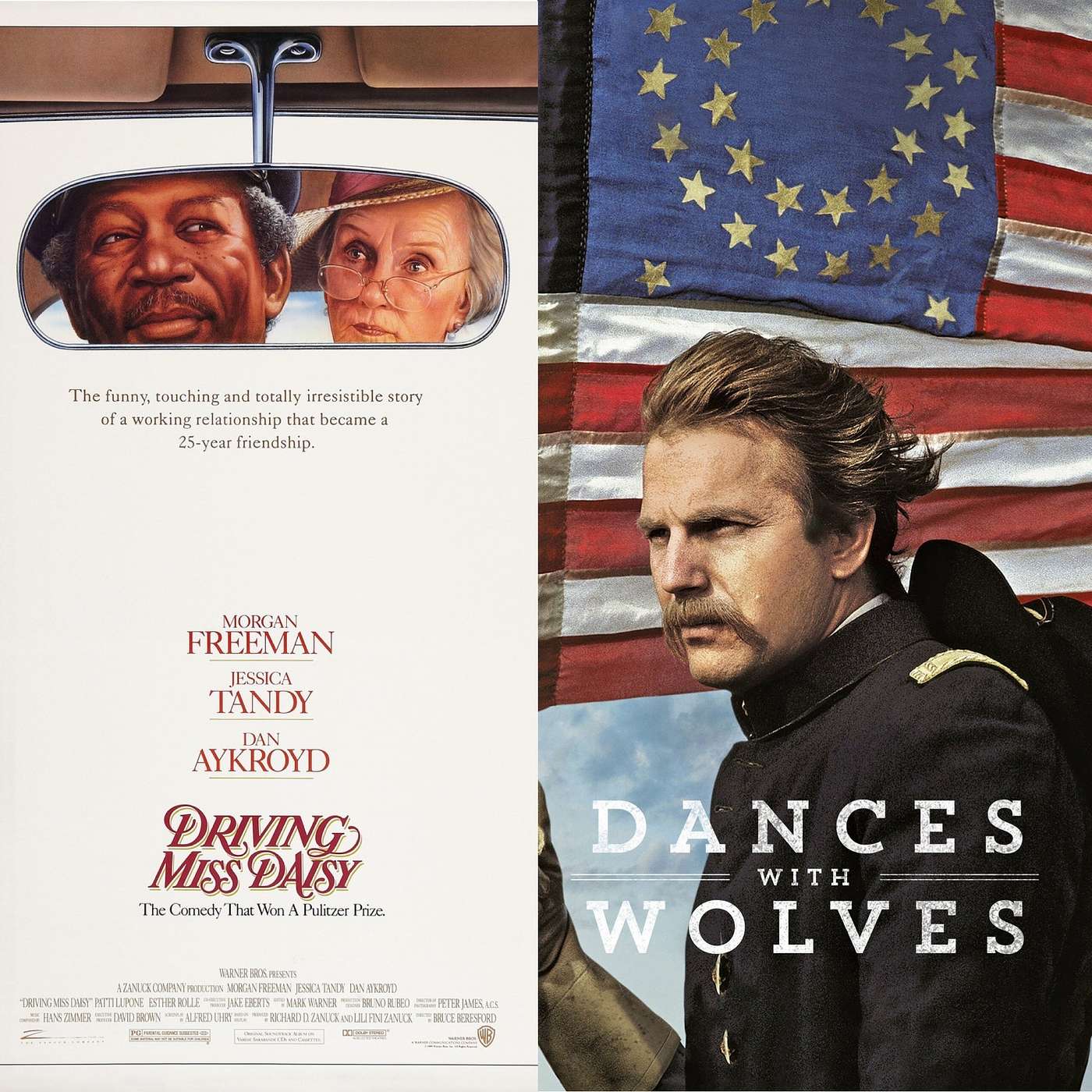 Cinema Cemetery: Episode 62 and 63- Driving Miss Daisy and Dances With Wolves (1989-1990)