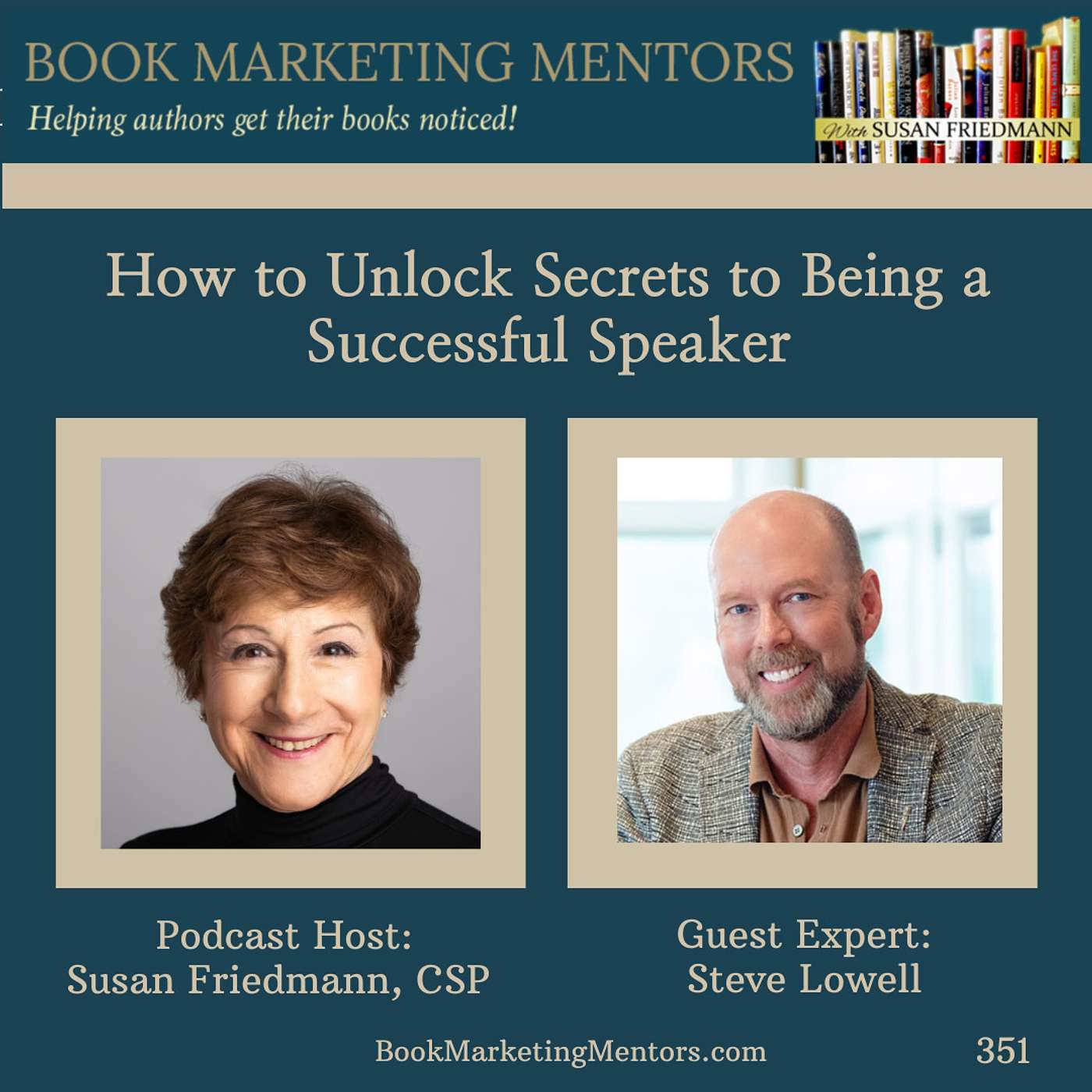 How to Best Unlock Secrets to Being a Successful Speaker - BM351 - podcast episode cover