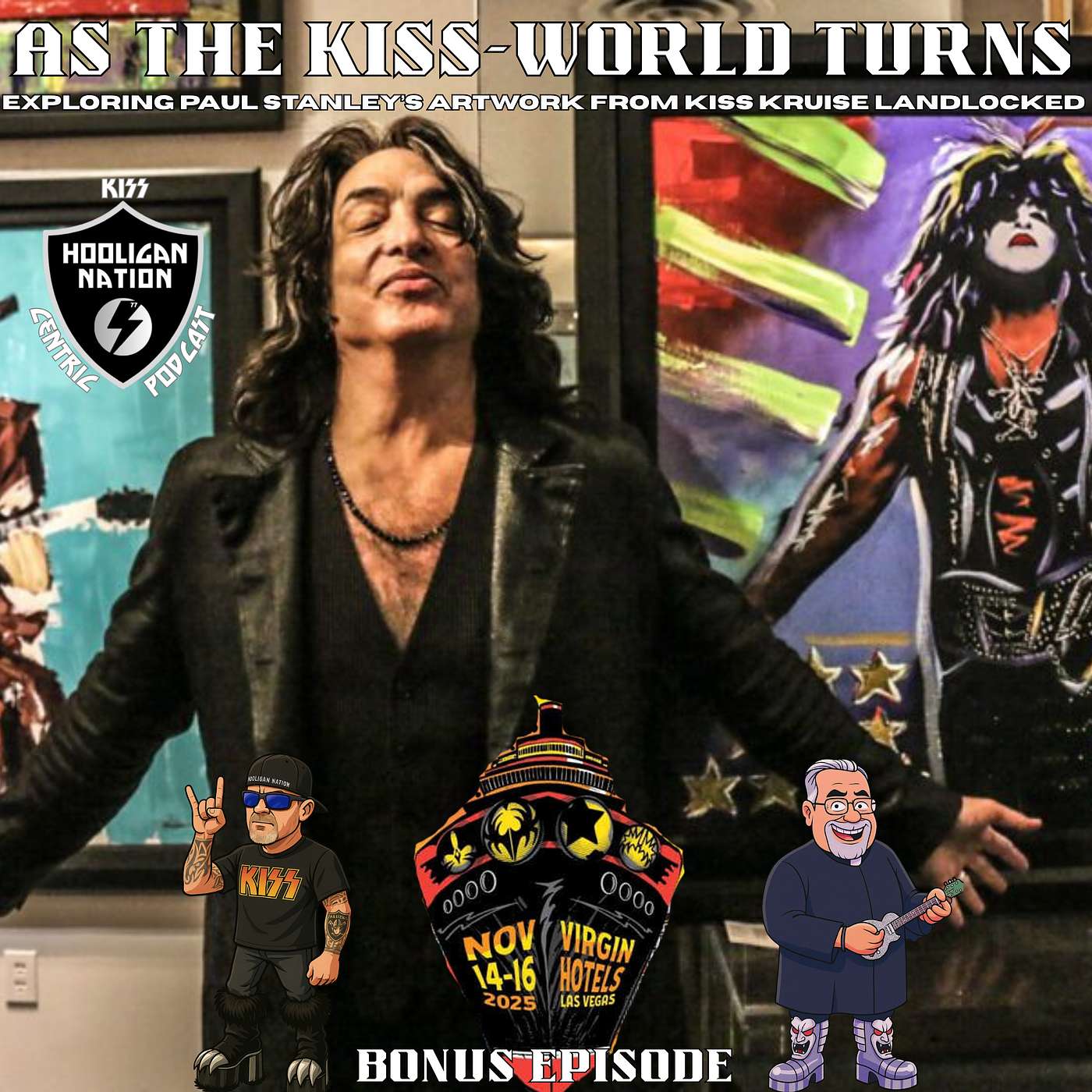 From Stage to Canvas: Paul Stanley’s Art at KISS Kruise Landlocked!