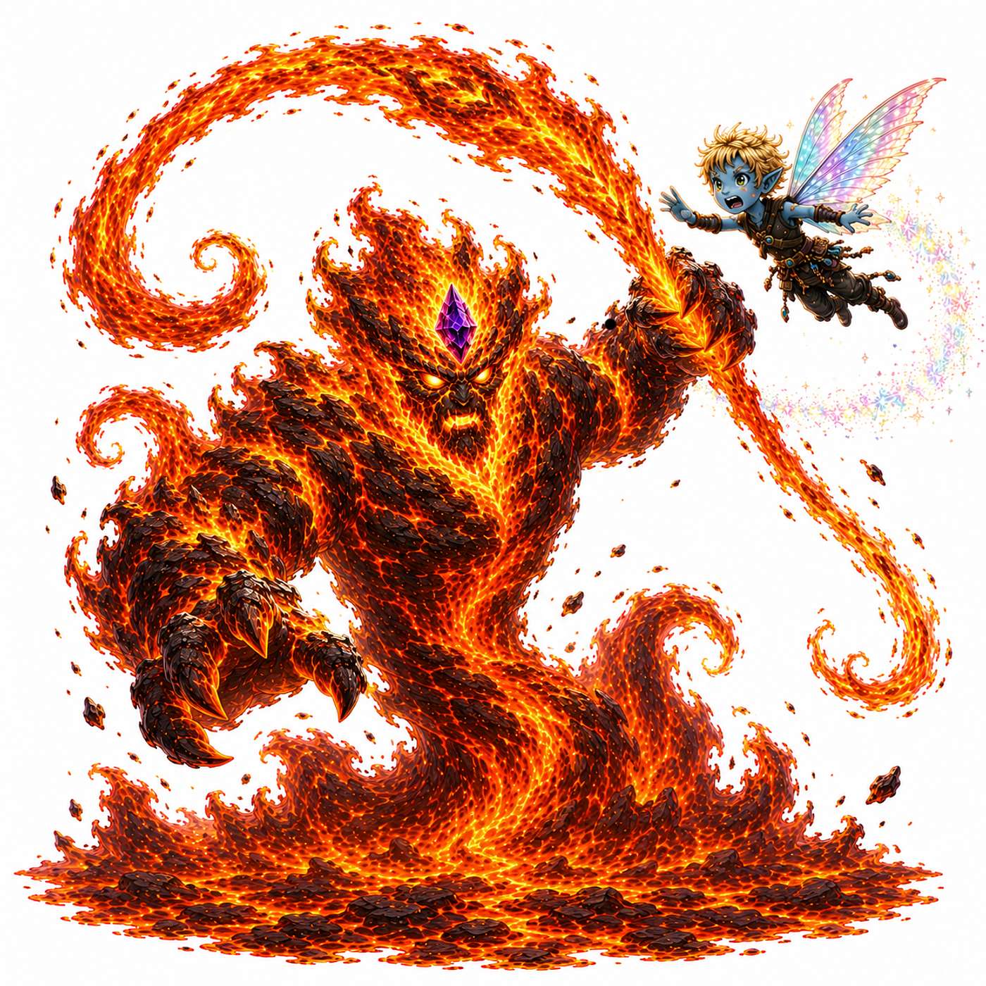 The Elemental Shards: Part 4 - The Rage of the Fire! 🔥🌋 episode artwork