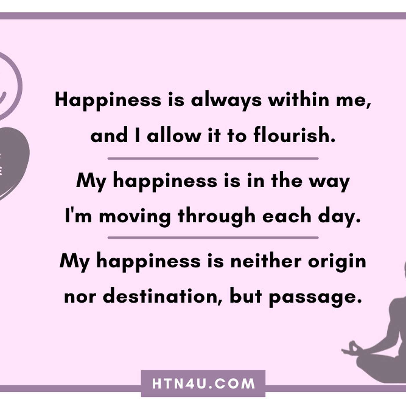 HTN4U Unlimiting Affirmations on Happiness #223
