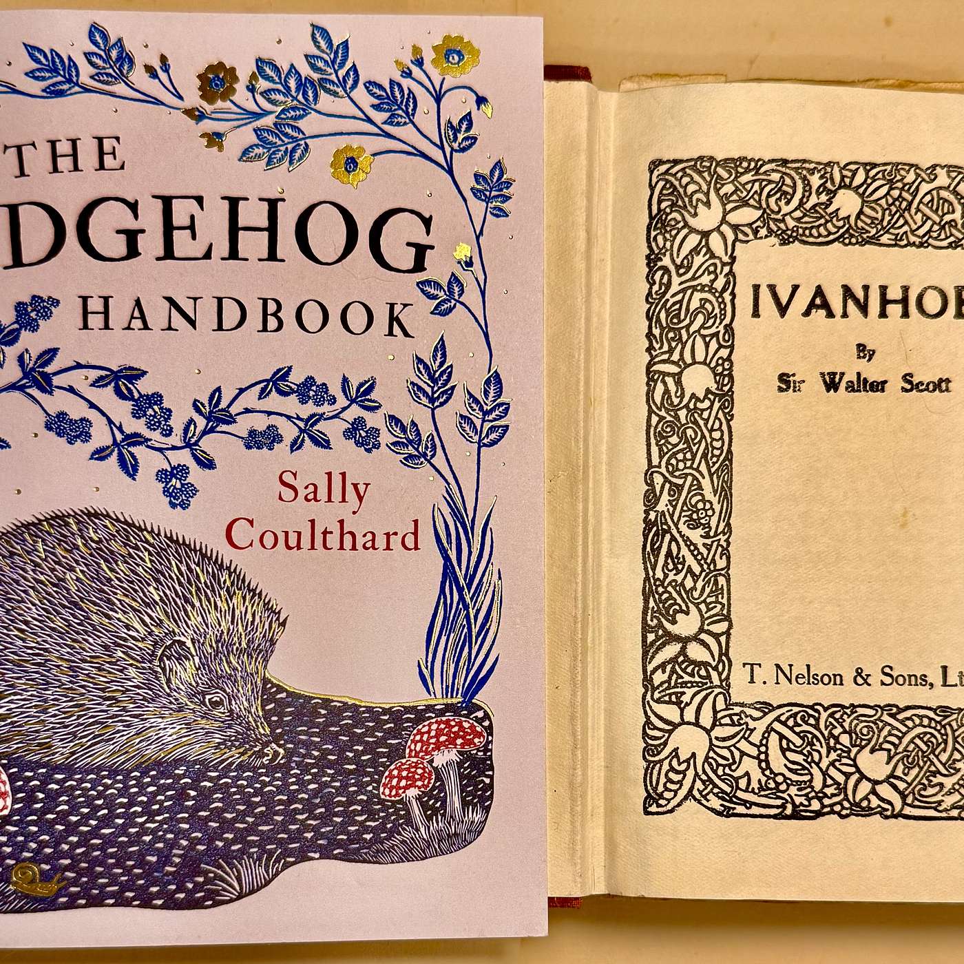 Hedgehogs 🦔; Ivanhoe, Saint Agnes; Tudor children confirmed by Wolsey; and Ch XIII B Rudge