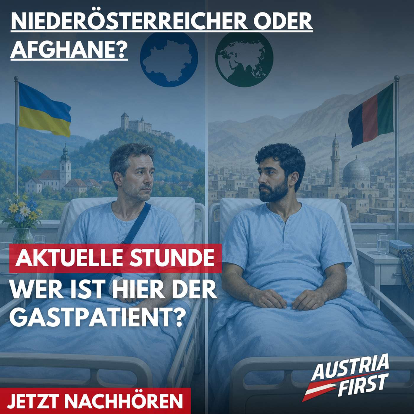 Gastpatientenstreit: Niederösterreicher oder Afghanen - wer sind die Gastpatienten?