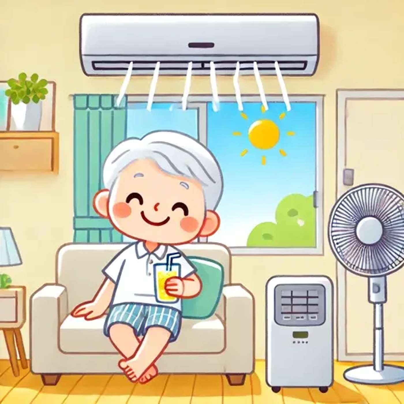 高温天，为什么老人不开空调？ - Hot Weather: Why Don't Elderly People Use Air Conditioning? [HSK 4]