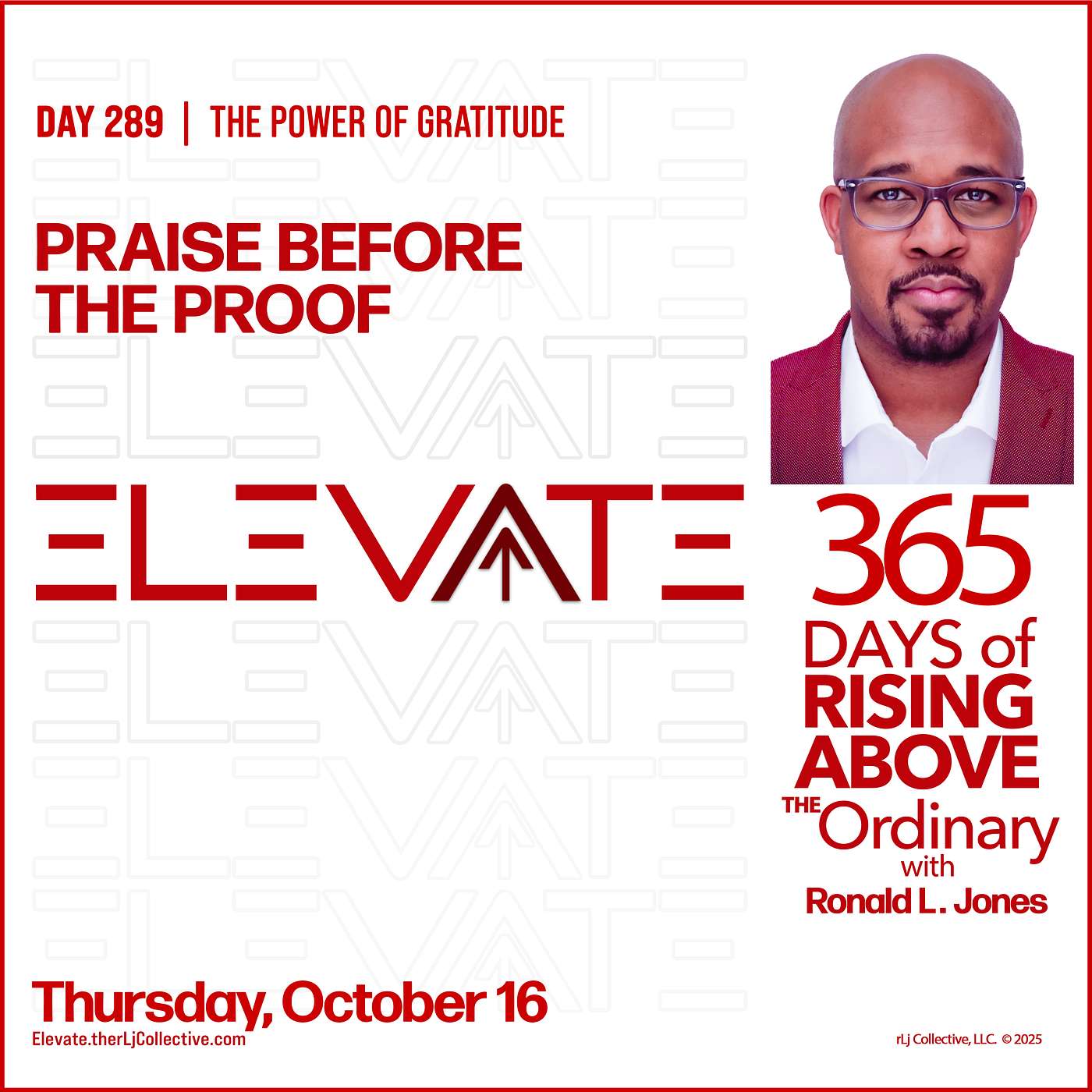 Day 289: Praise Before the Proof