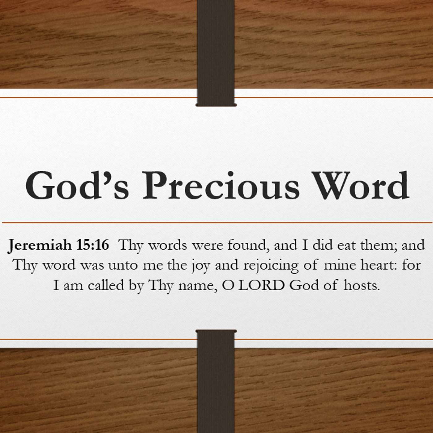 Rightly Divide the Word of Truth