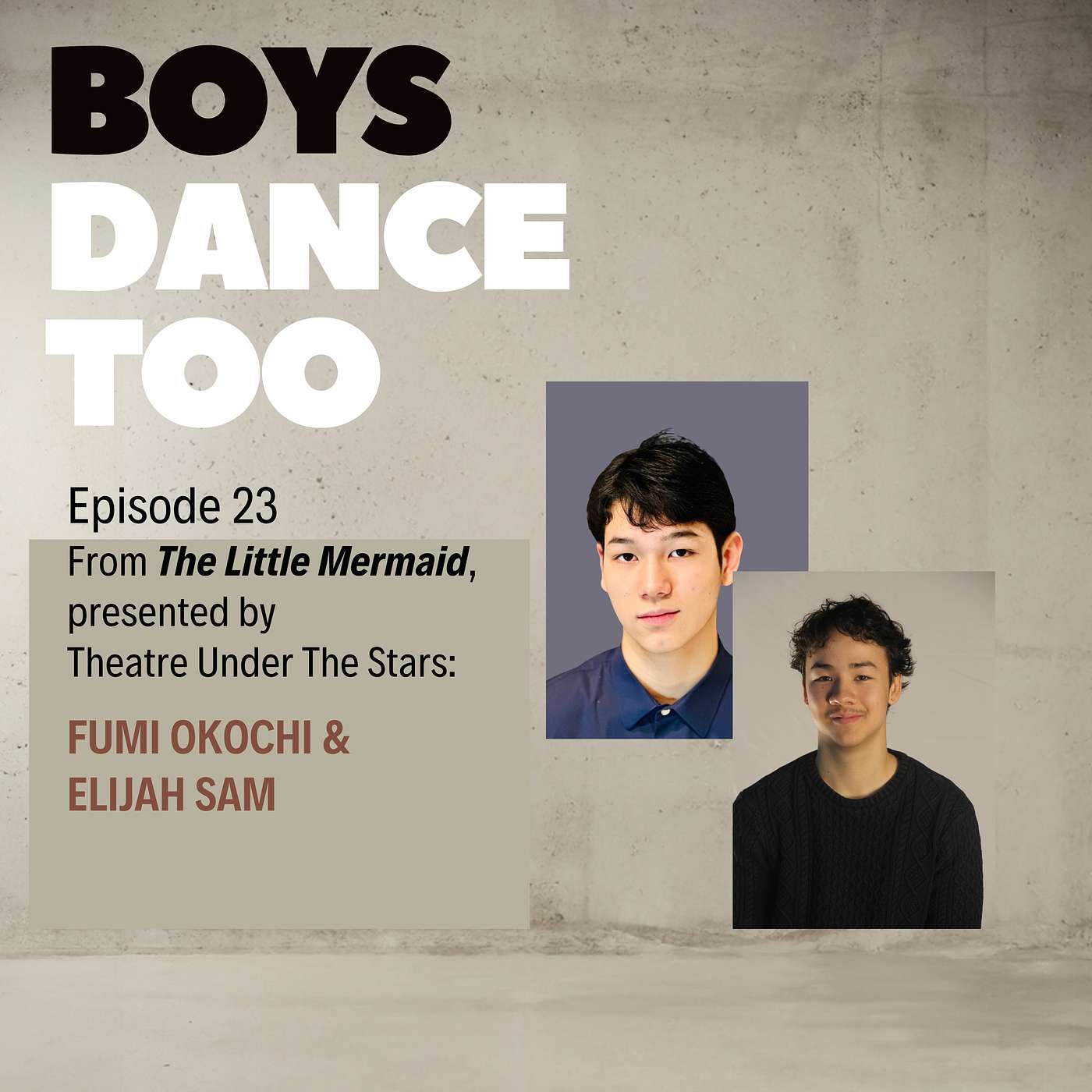 Fumi Okochi and Elijah Sam