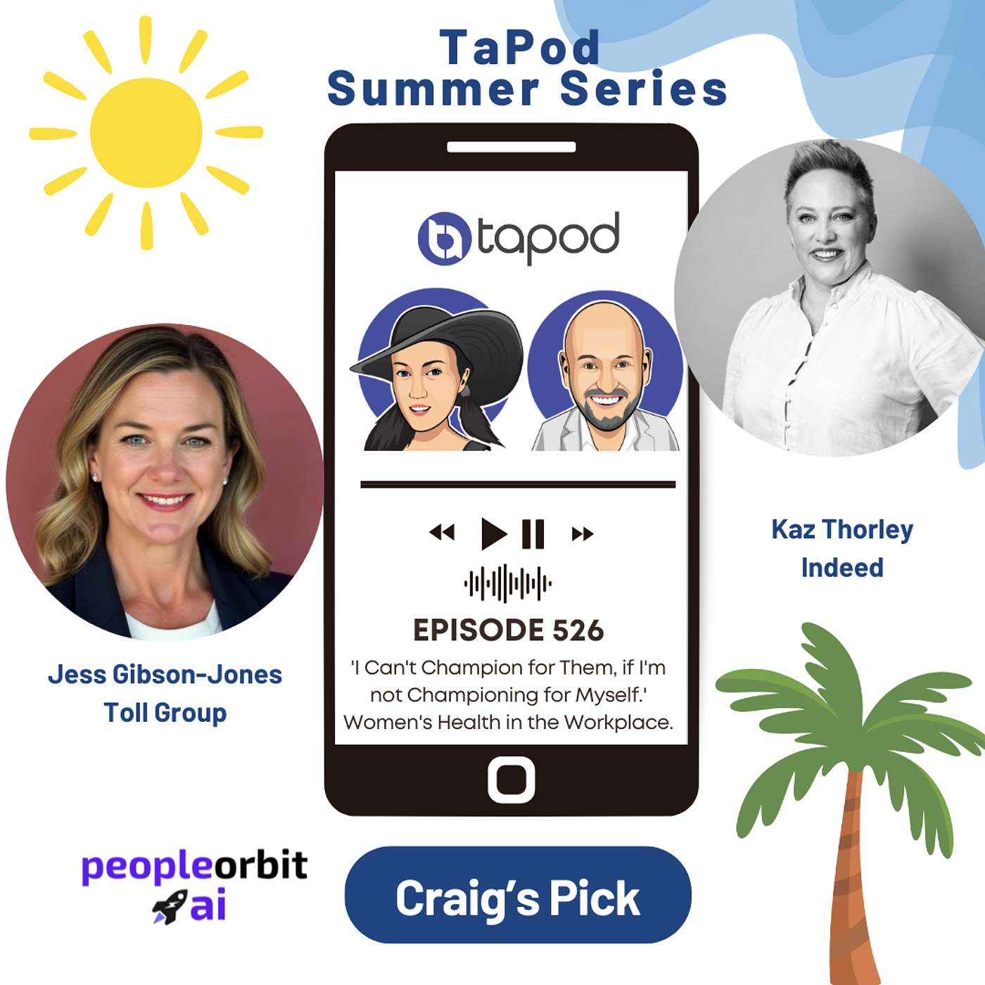 Episode 526 - Summer Series - 'I can't champion for them, if I'm not championing for myself' Women's Health in the Workplace Episode 526 - Summer Series - 'I can't champion for them, if I'm not championing for myself' Women's Health in the Workplace