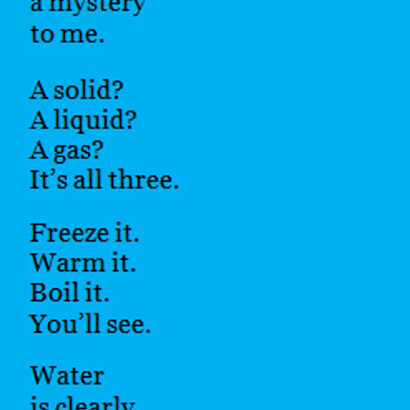 Water Poem episode artwork