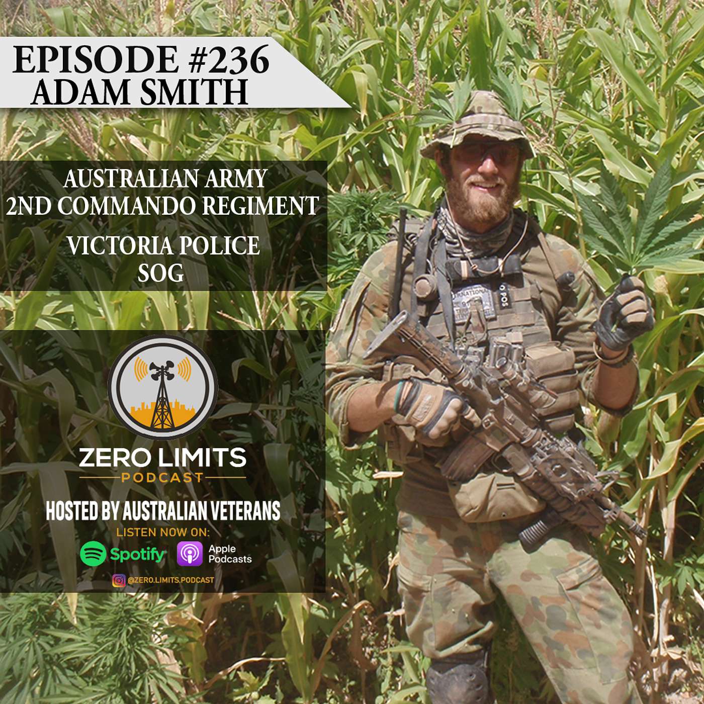Ep. 236 Adam Smith 2nd Commando Regiment and Victoria Police Special Operations Group