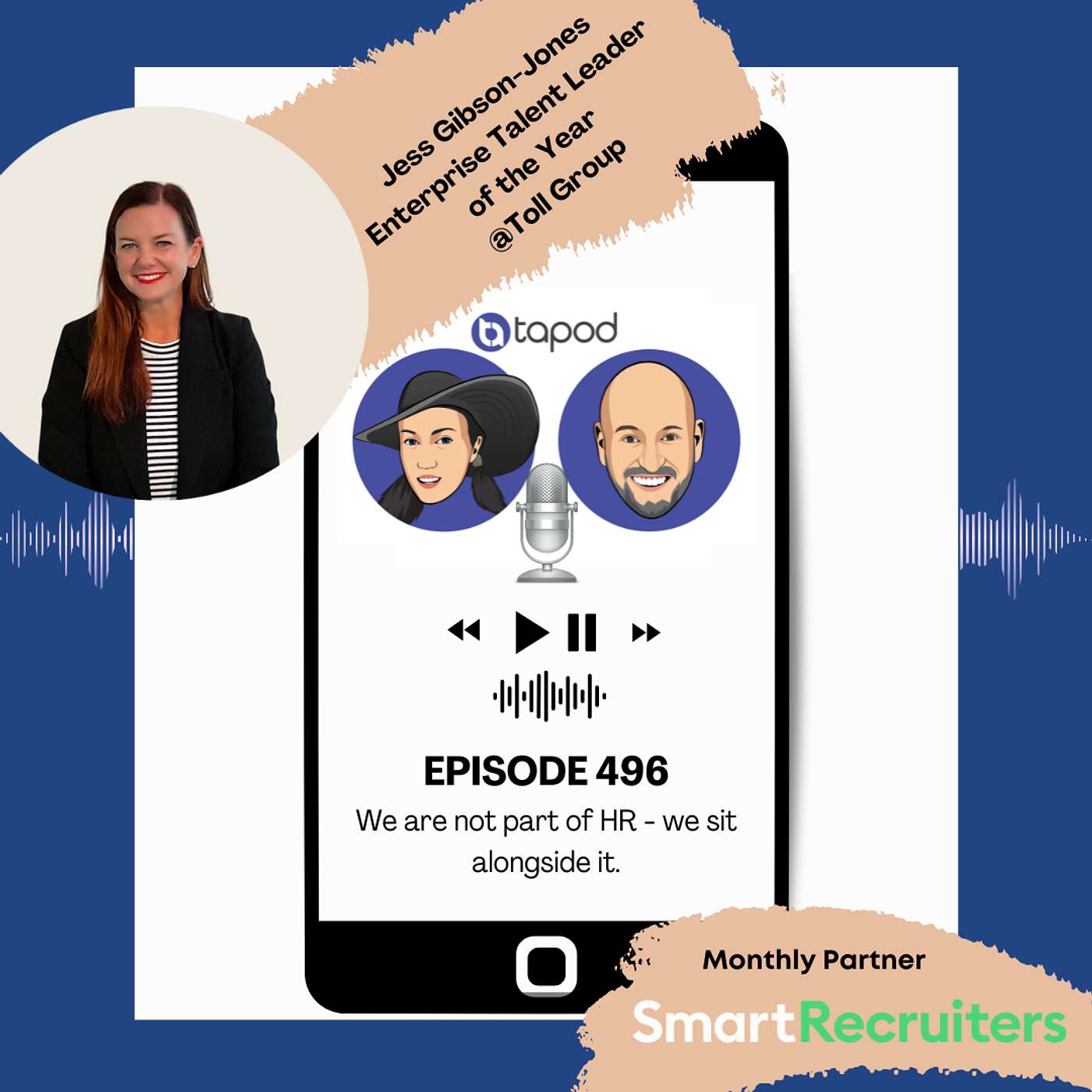 Episode 496 - We are not part of HR - we sit alongside it... with Jess Gibson-Jones