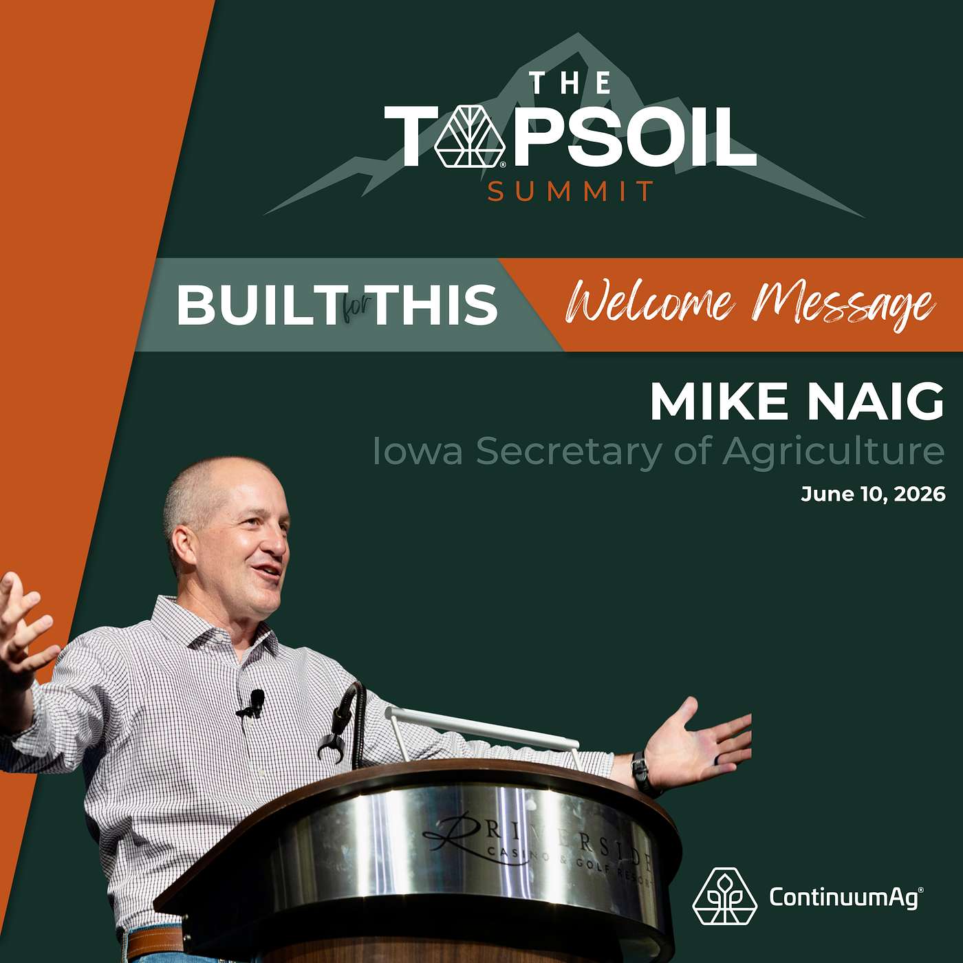 Iowa Secretary of Agriculture  l  Mike Naig - 2026 TopSoil Summit