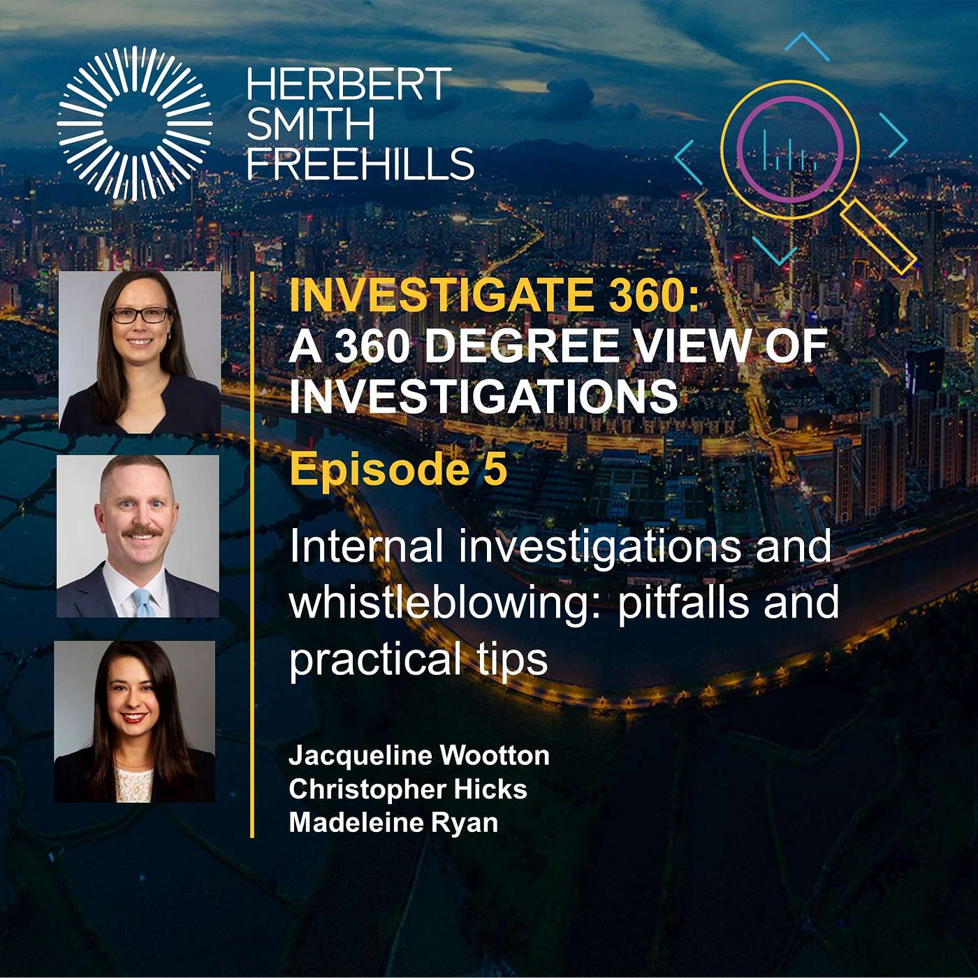 Investigate 360: EP5 – Internal investigations and whistleblowing: pitfalls and practical tips episode artwork