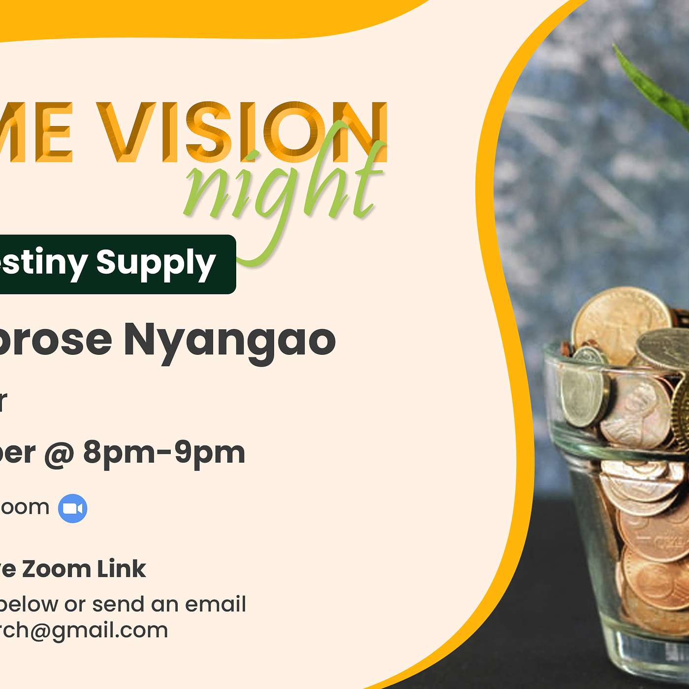 Theme Vision Night- Destiny Supply Podcast with Rev. Ambrose 20 Nov. 2021 episode artwork