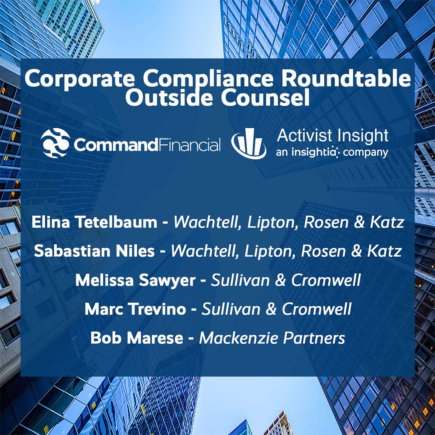 Command Financial's Corporate Compliance Roundtable | Part 2