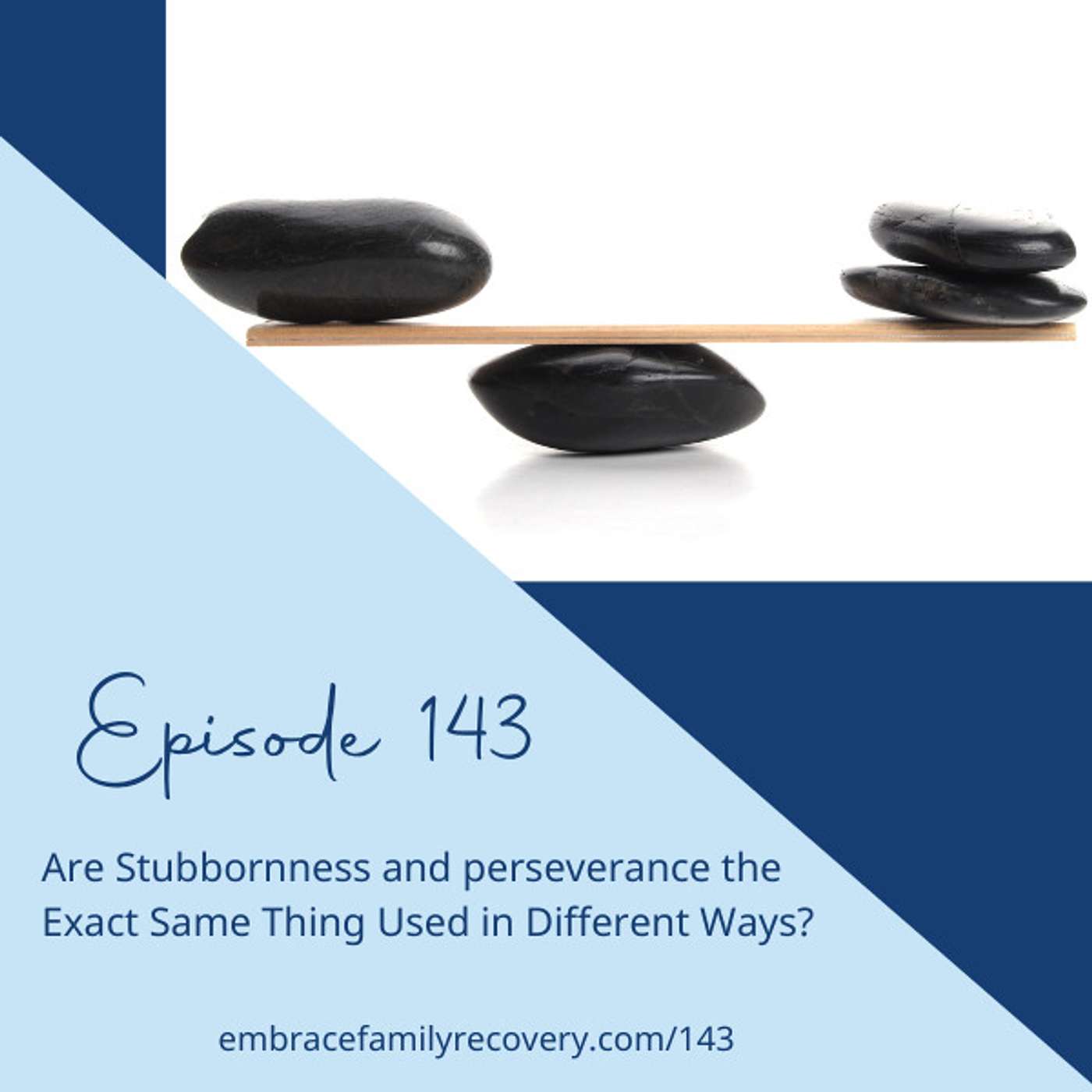 Ep 143 - Are Stubbornness and Perseverance the Exact Same Thing Used in Different Ways?