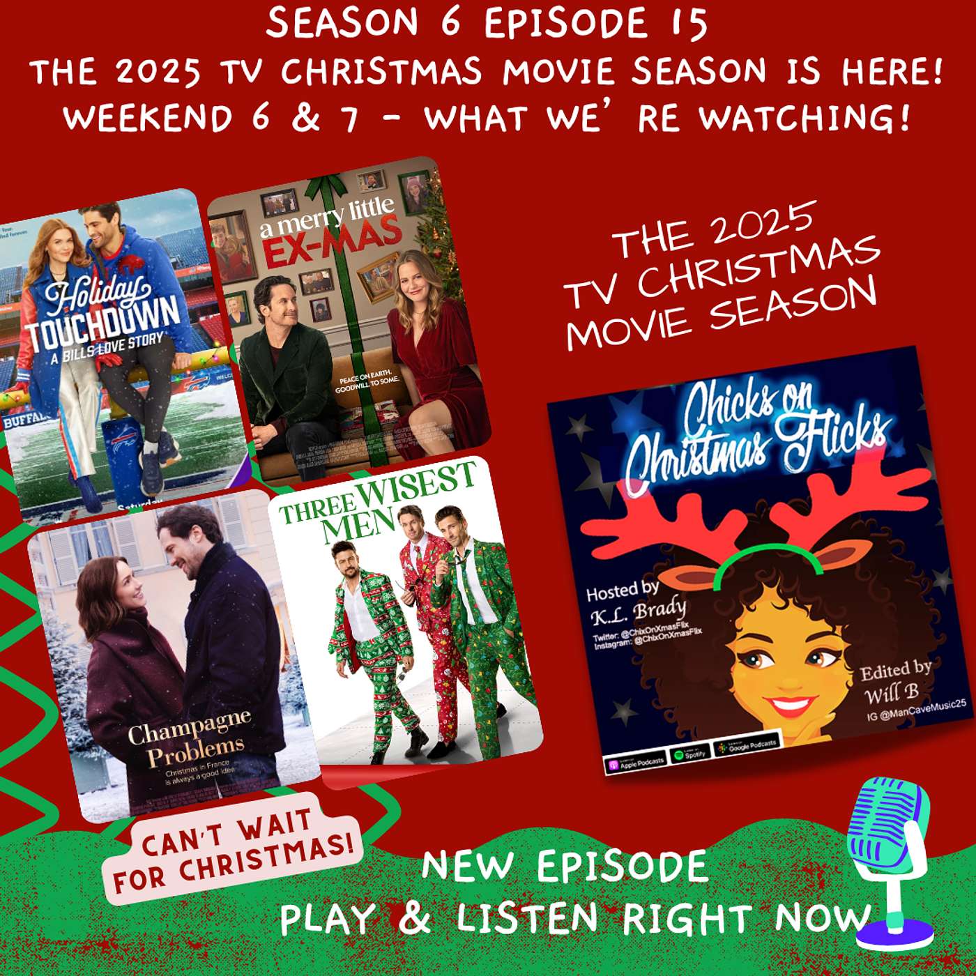 A Jonas Touchdown and Merry Little Three Wisest Men with Champagne Problems PLUS It’s a Wonderful Lifetime Begins!