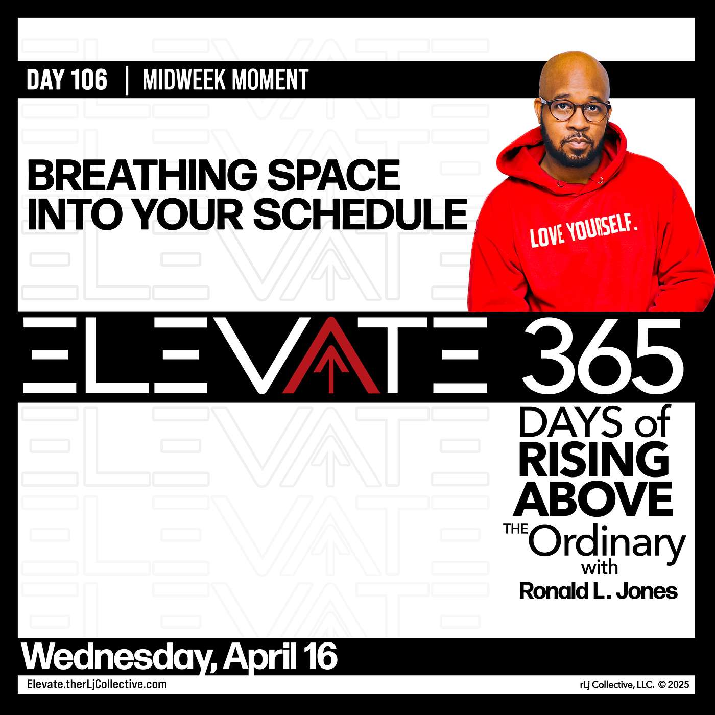 Day 106: Breathing Space into Your Schedule