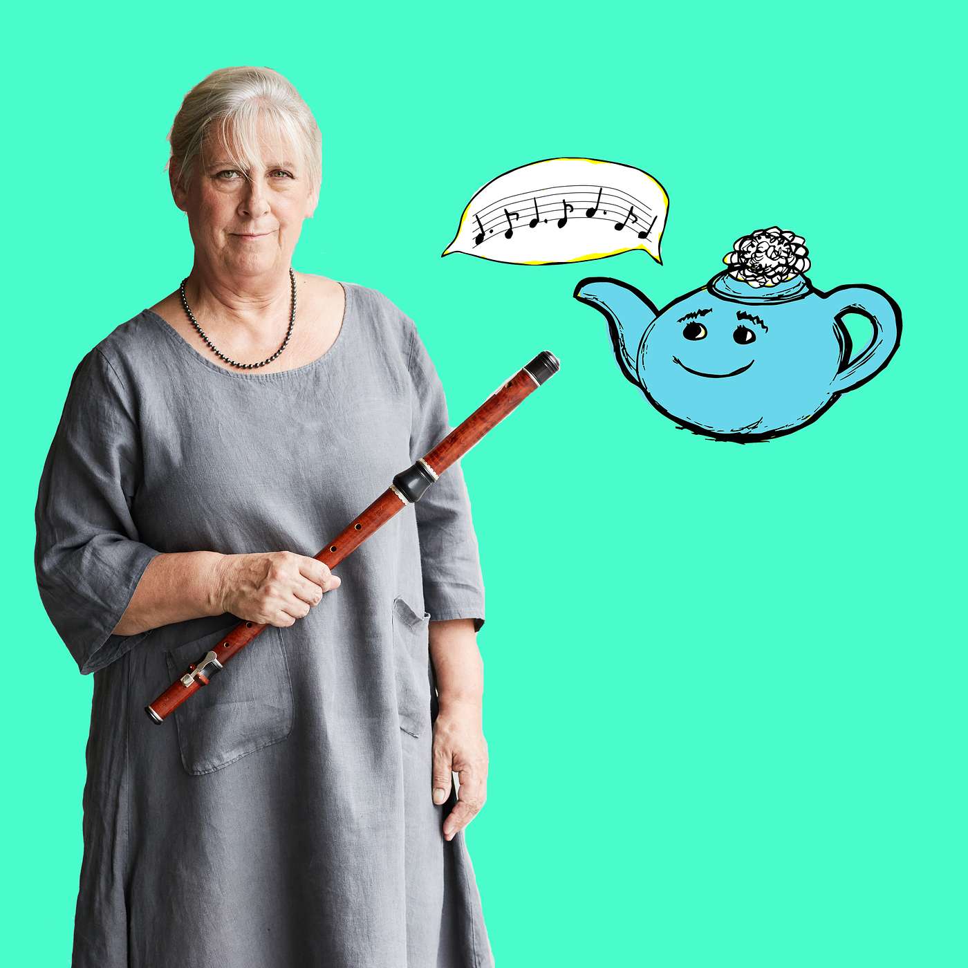 Tea with Netty: OAE Founding member and Principal Flute Lisa Beznosiuk episode artwork