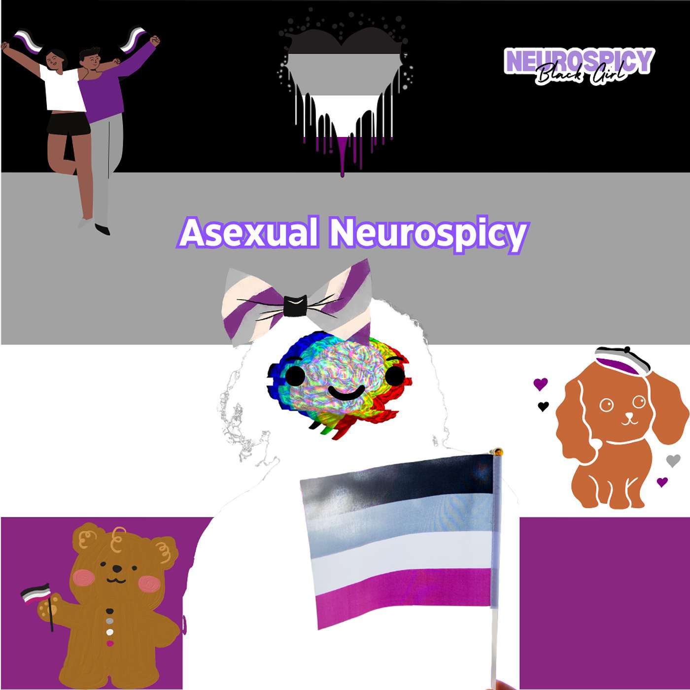 Asexual Neurospicy | Neurospicy Black Girl episode artwork
