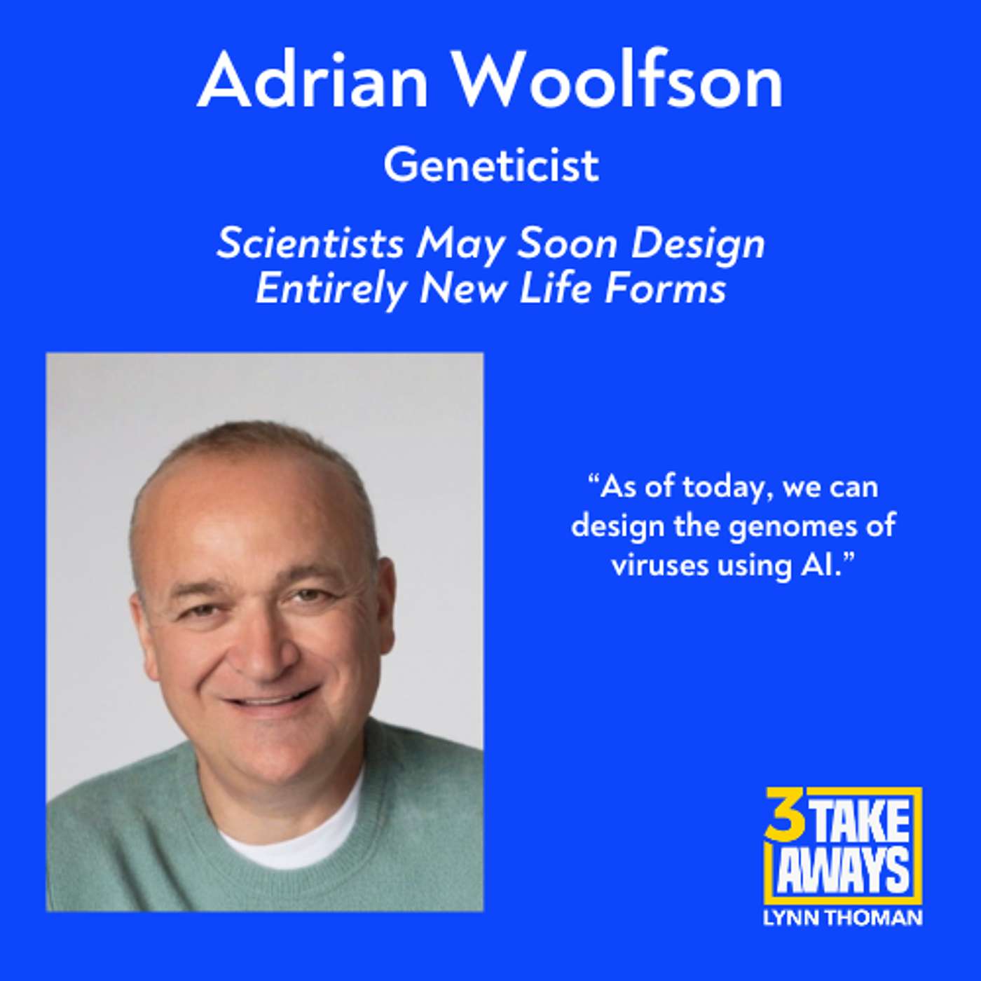 Scientists May Soon Design Entirely New Life Forms (#296) Scientists May Soon Design Entirely New Life Forms (#296)