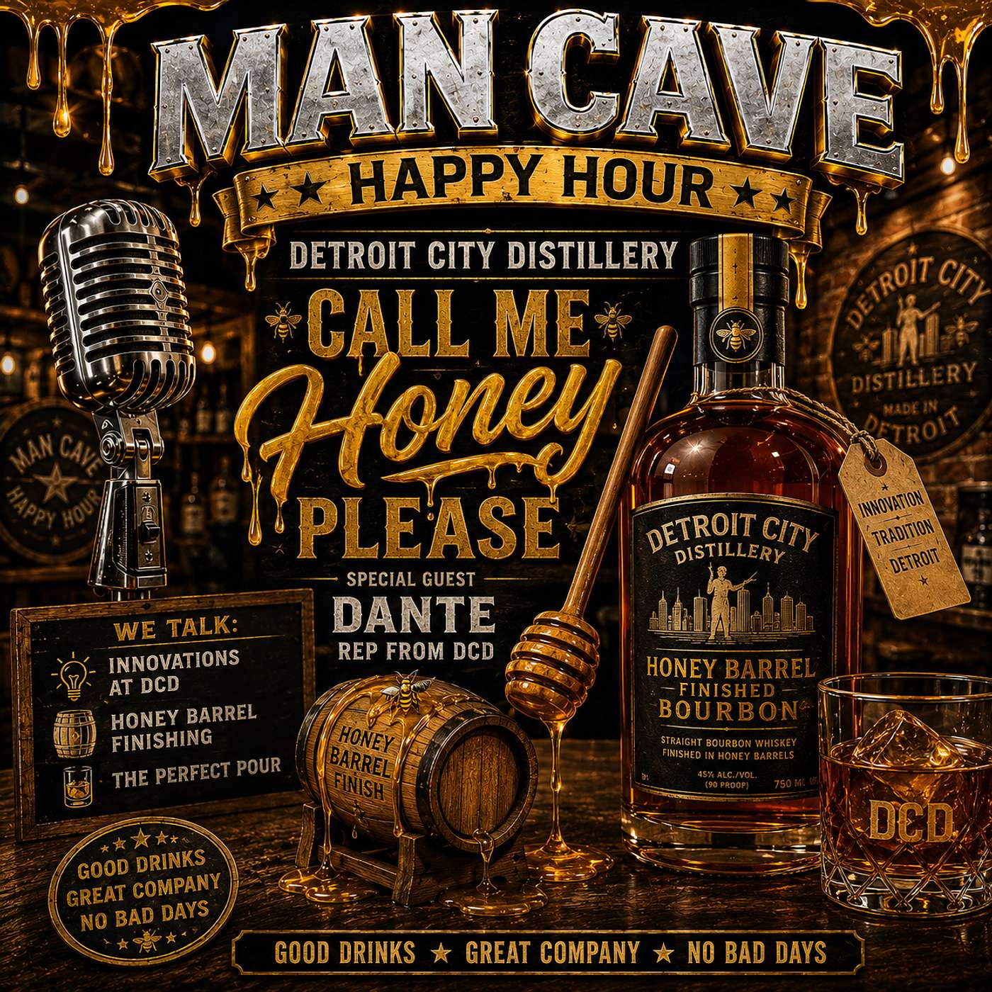 Honey Bourbon Done Right - Detroit City Distillery (Part 1) episode artwork