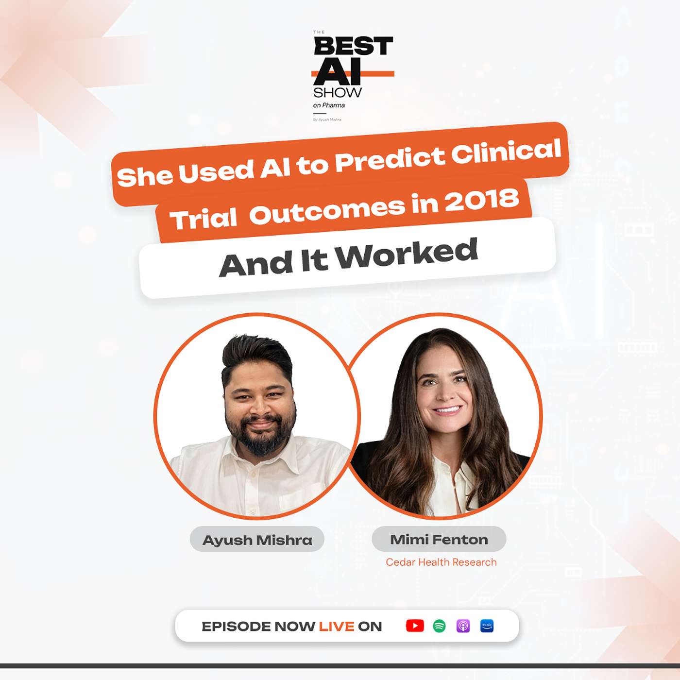 Season 2 Ep#2 | AI's Real Job in Pharma Isn't Speed - It's Access | Ft. Mimi Fenton episode artwork