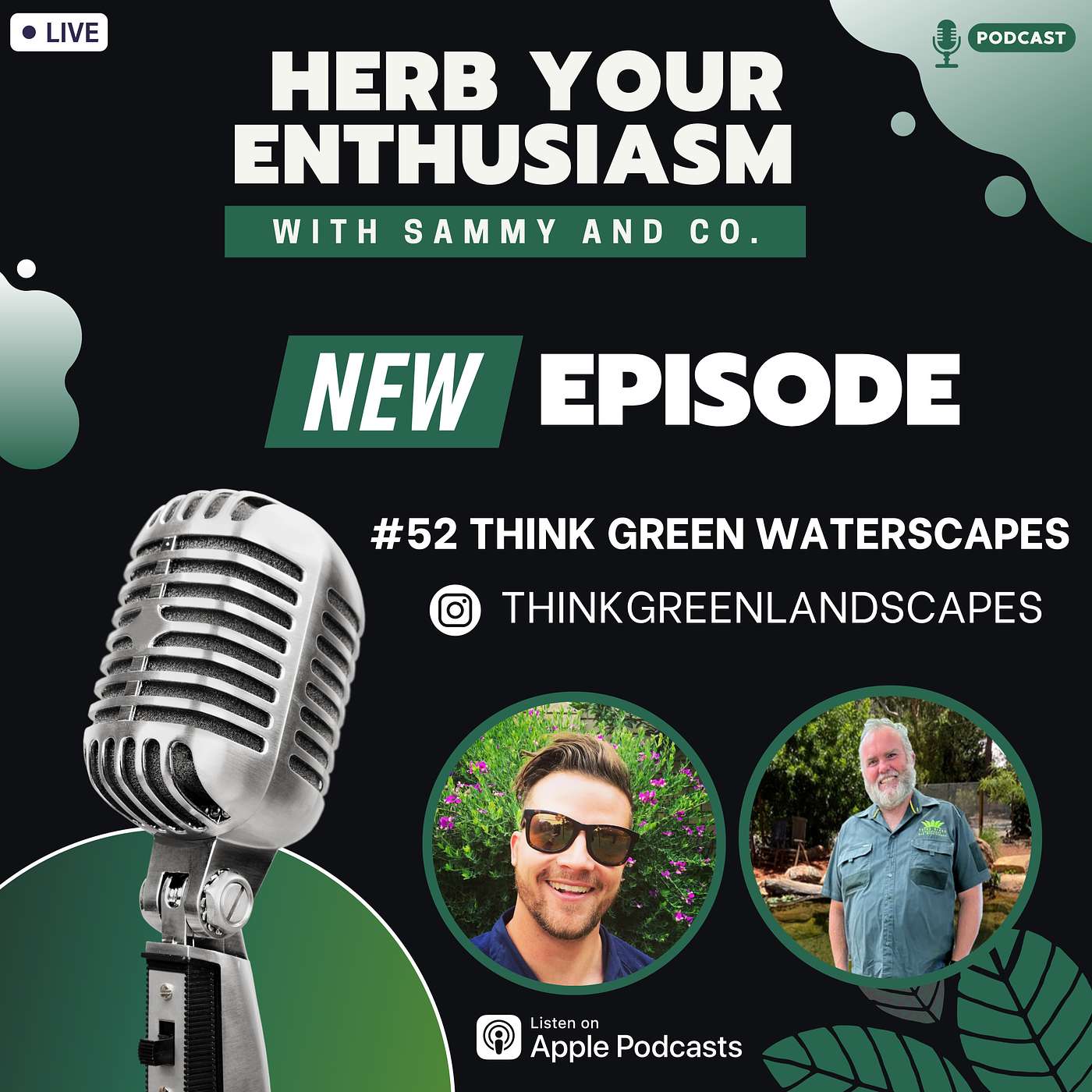 #52 BUILDING NATURAL SWIMMING POOLS AND STREAMS W/THINK GREEN