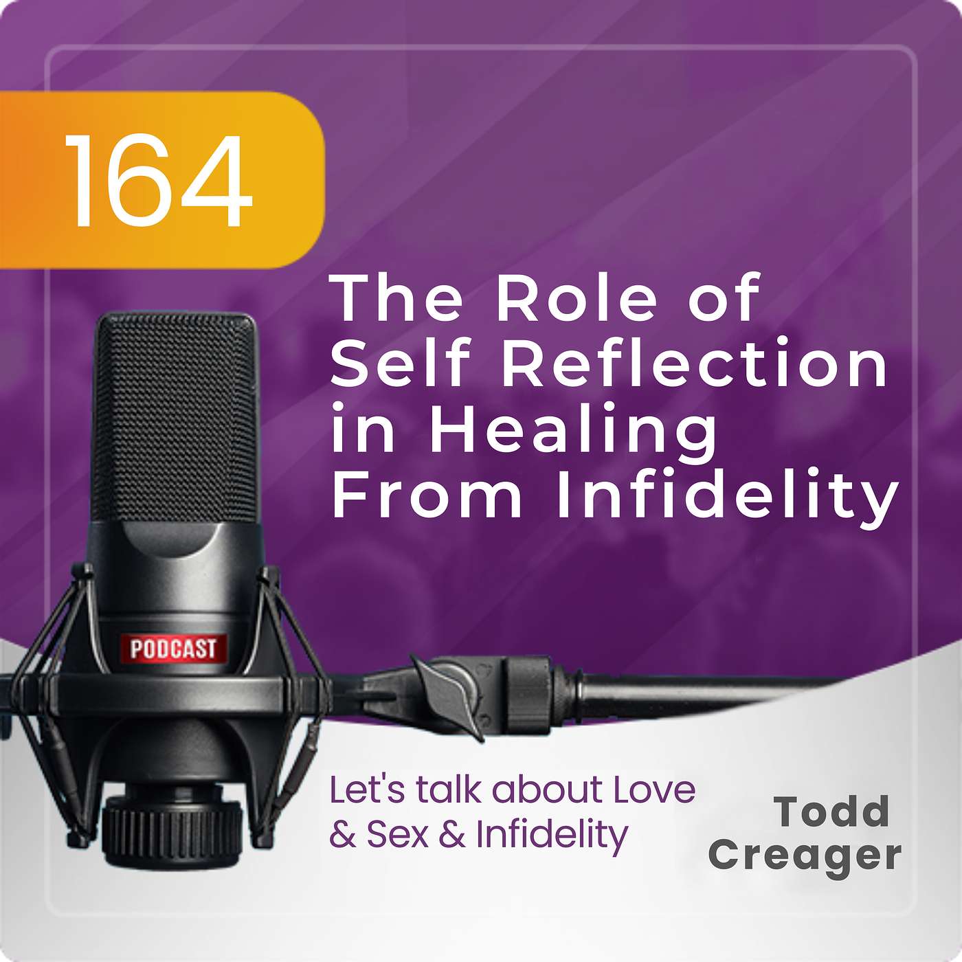 Episode #164: The Role of Self Reflection in Healing From Infidelity episode artwork
