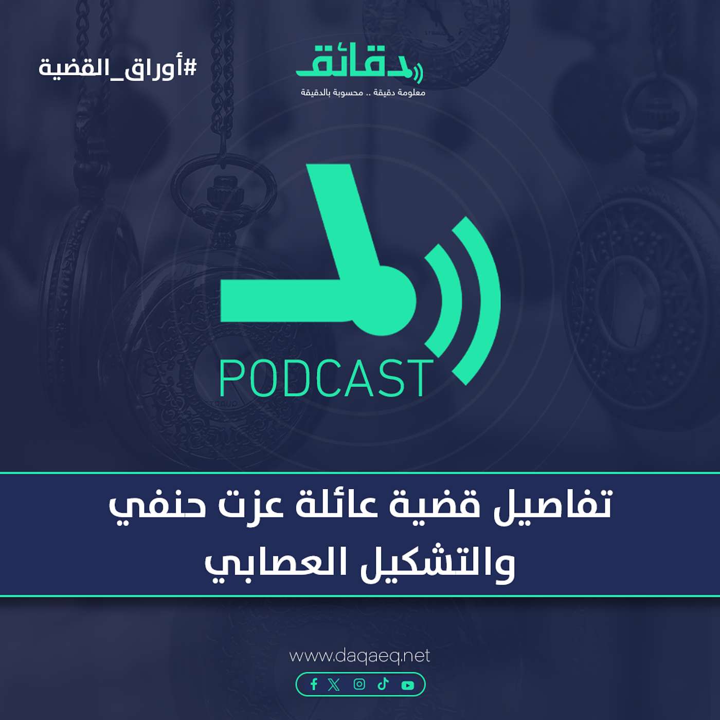 تفاصيل قضية عائلة عزت حنفي والتشكيل العصابي | بودكاست أوراق القضية