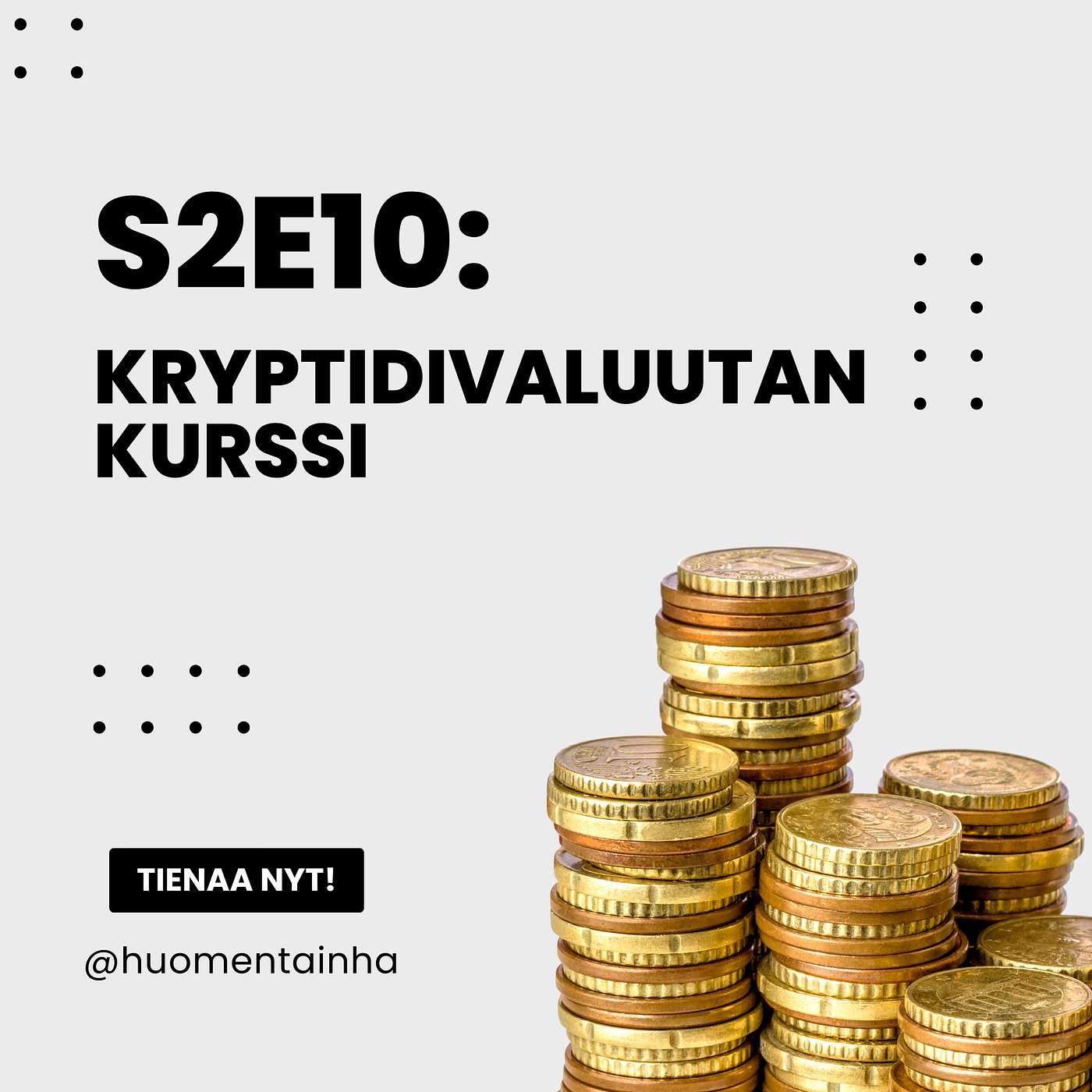 2.10 - Kryptidivaluutan kurssi