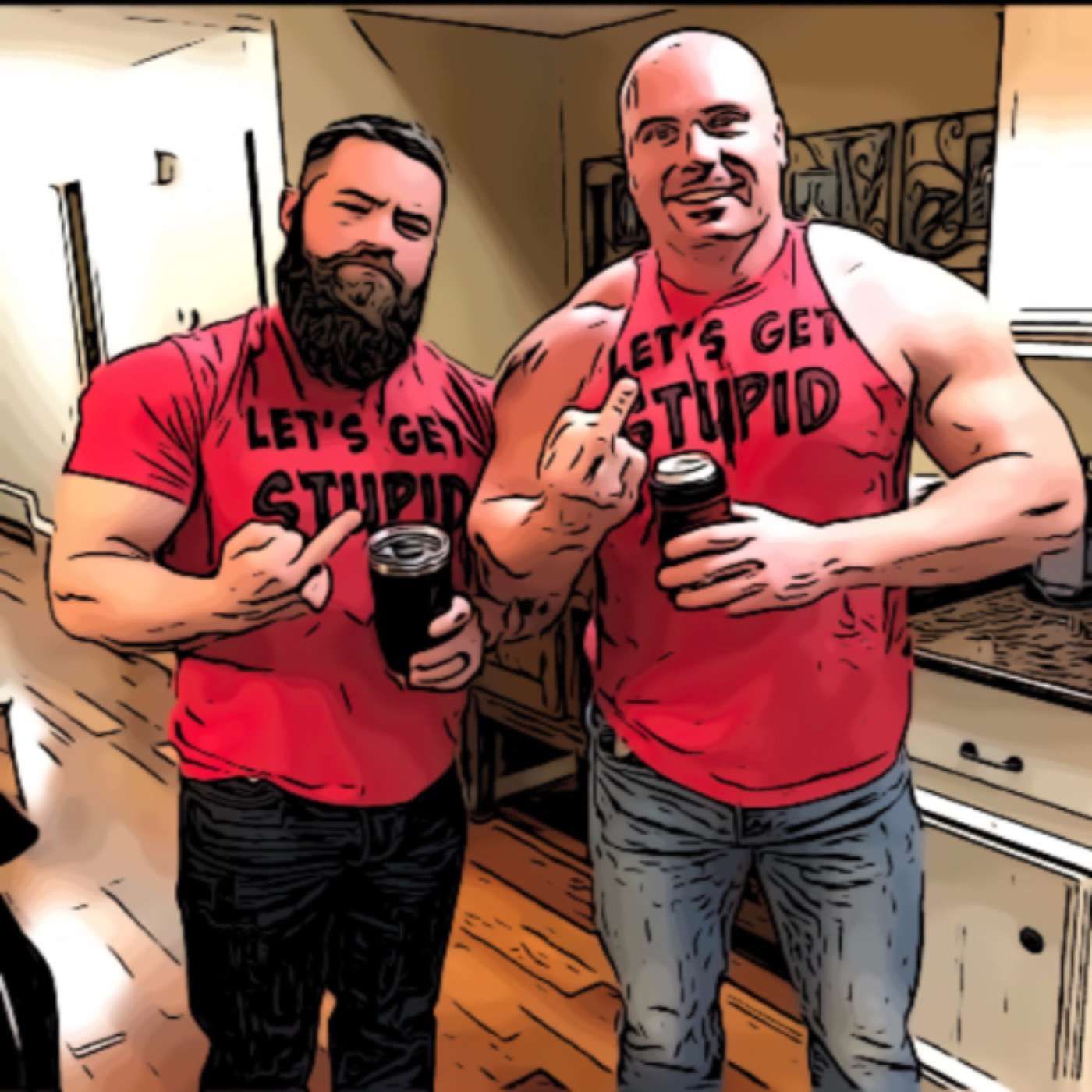 LET'S GET STUPID EP 95- BRANDON ALLEN AND DRY HAND JOBS episode artwork