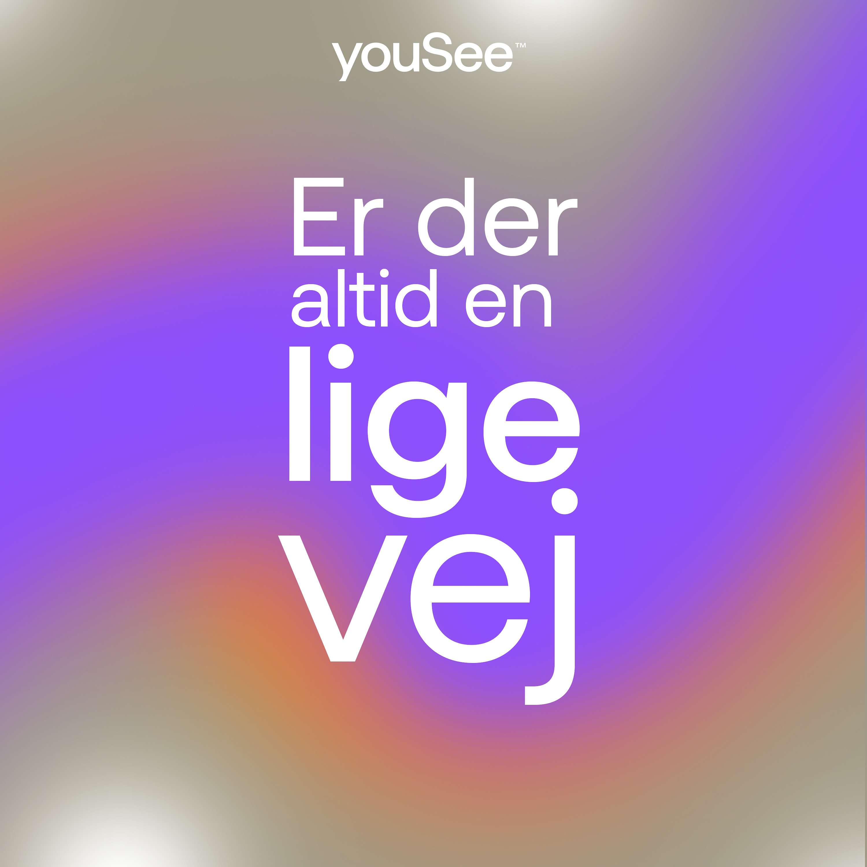 Er der altid en lige vej af YouSee