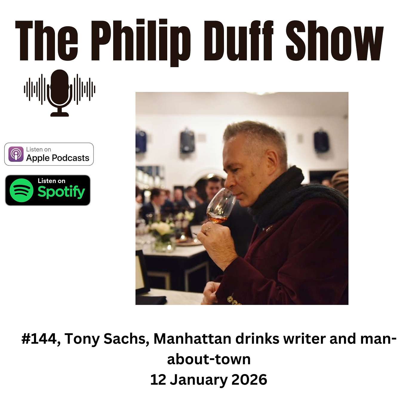 #144, Tony Sachs, Manhattan drinks writer and man-about-town