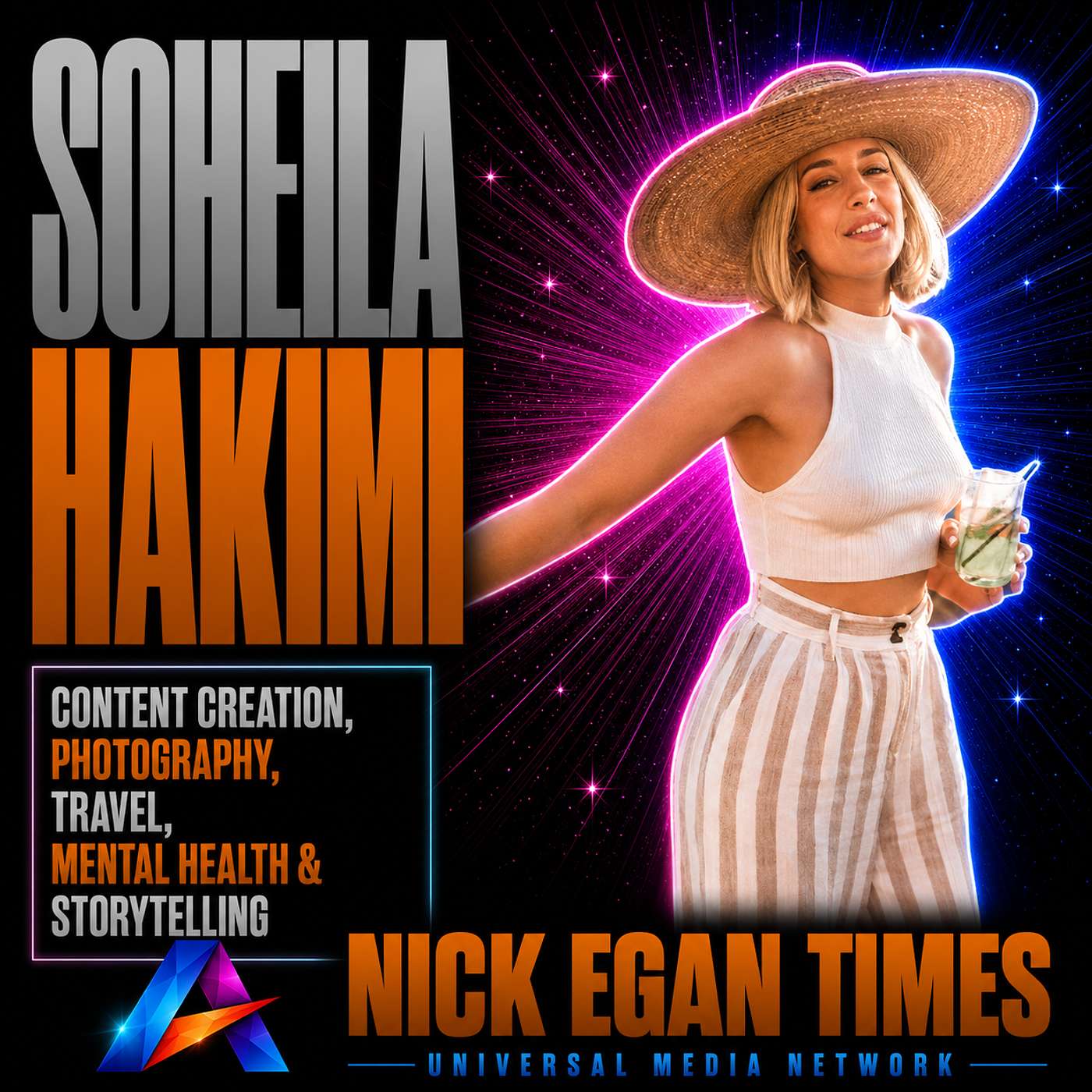 Soheila Hakimi Content Creation, Photography, Travel, Mental Health & Storytelling | Nick Egan Times episode artwork