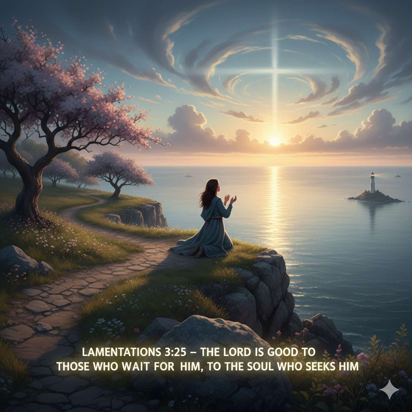 Lamentations 3:25 God is good to those who patiently wait and actively seek Him episode artwork