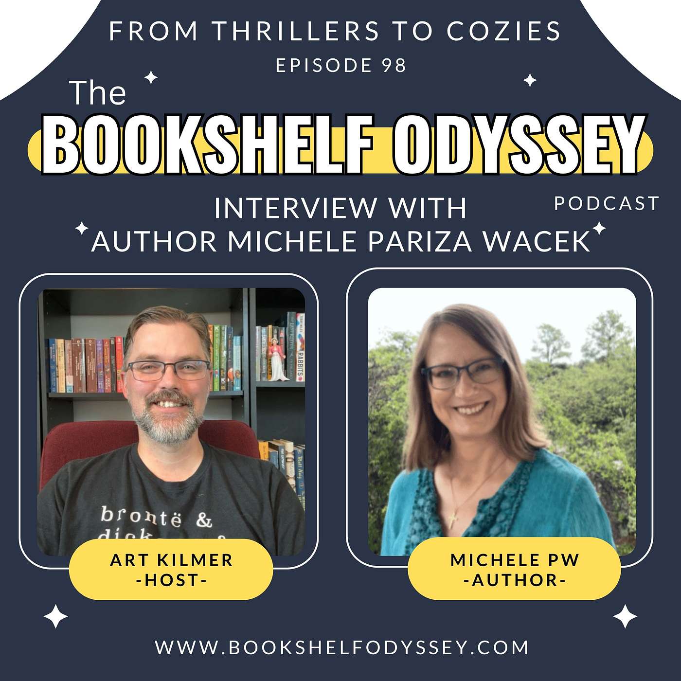 From Thrillers to Cozies: an interview with author Michele Pariza Wacek episode artwork