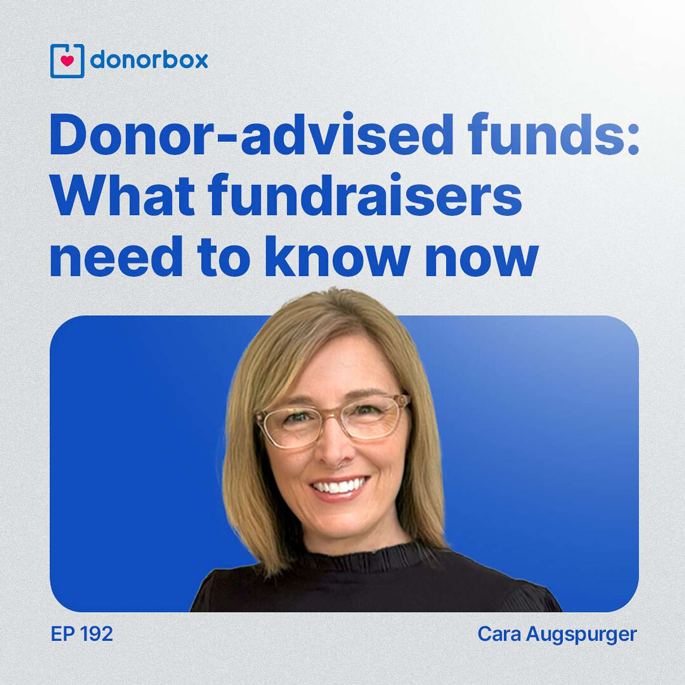 Ep 192| Donor-Advised Funds: What Fundraisers Need to Know Now Ep 192| Donor-Advised Funds: What Fundraisers Need to Know Now