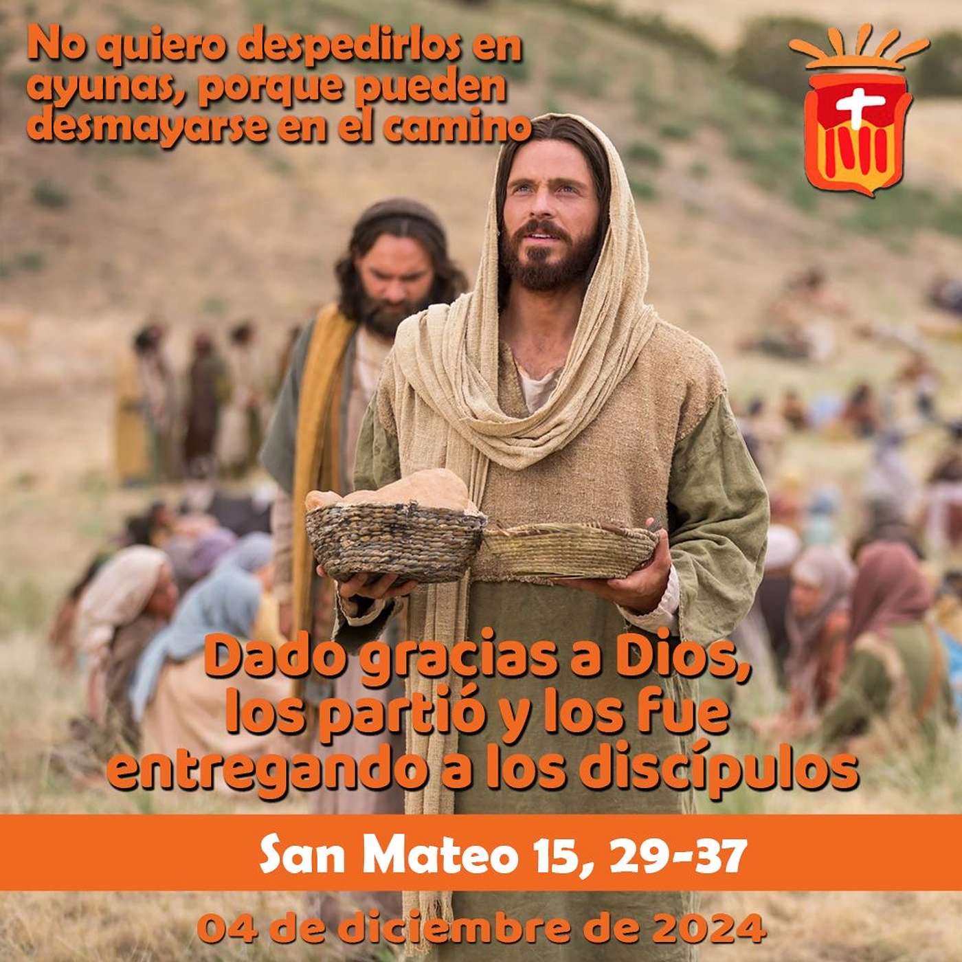2024-12-04 San 15, 29-37: Miércoles I Adviento