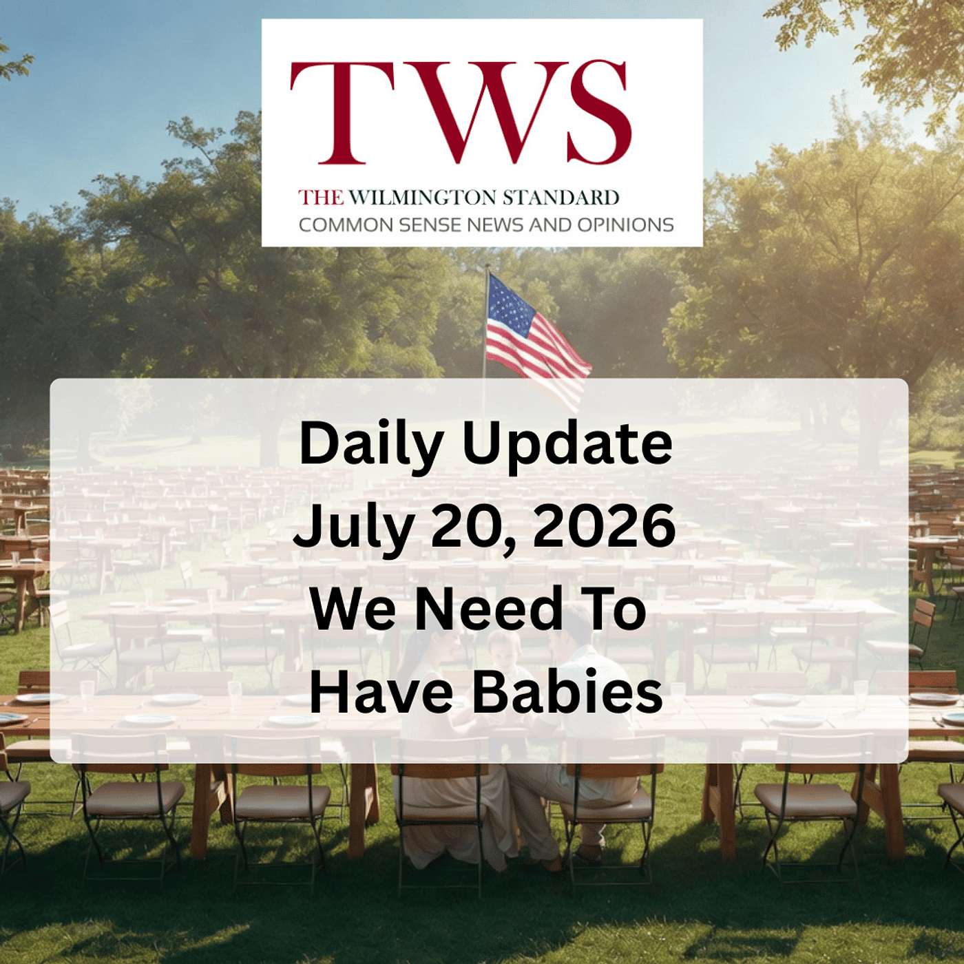 We Need To Have Babies: America’s Future Is At Risk If We Stop Having Kids - July 20, 2026 episode artwork