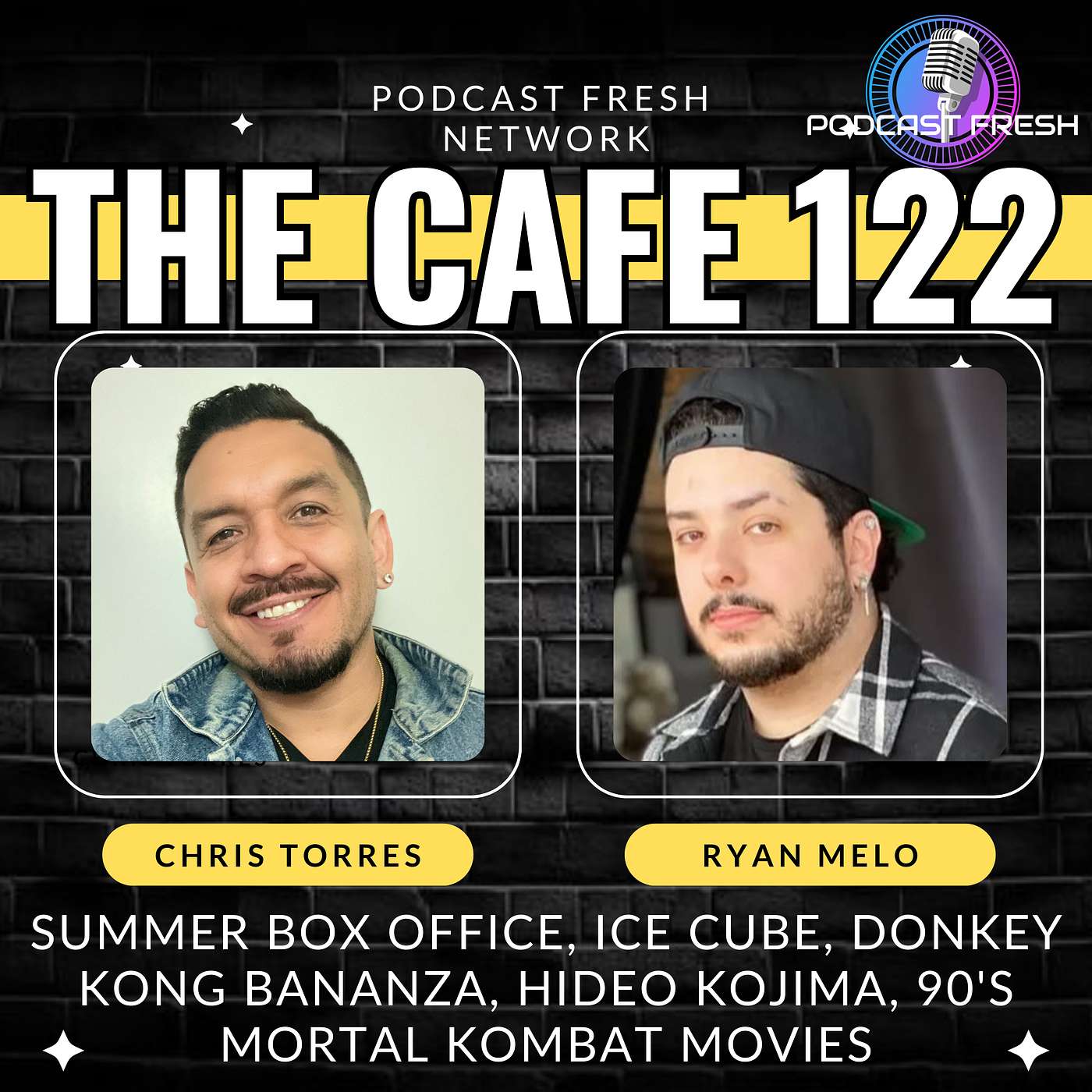 Podcast Fresh Cafe #122 - Summer Box Office, Ice Cube, Donkey Kong Bananza, Hideo Kojima, Mortal Kombat movies